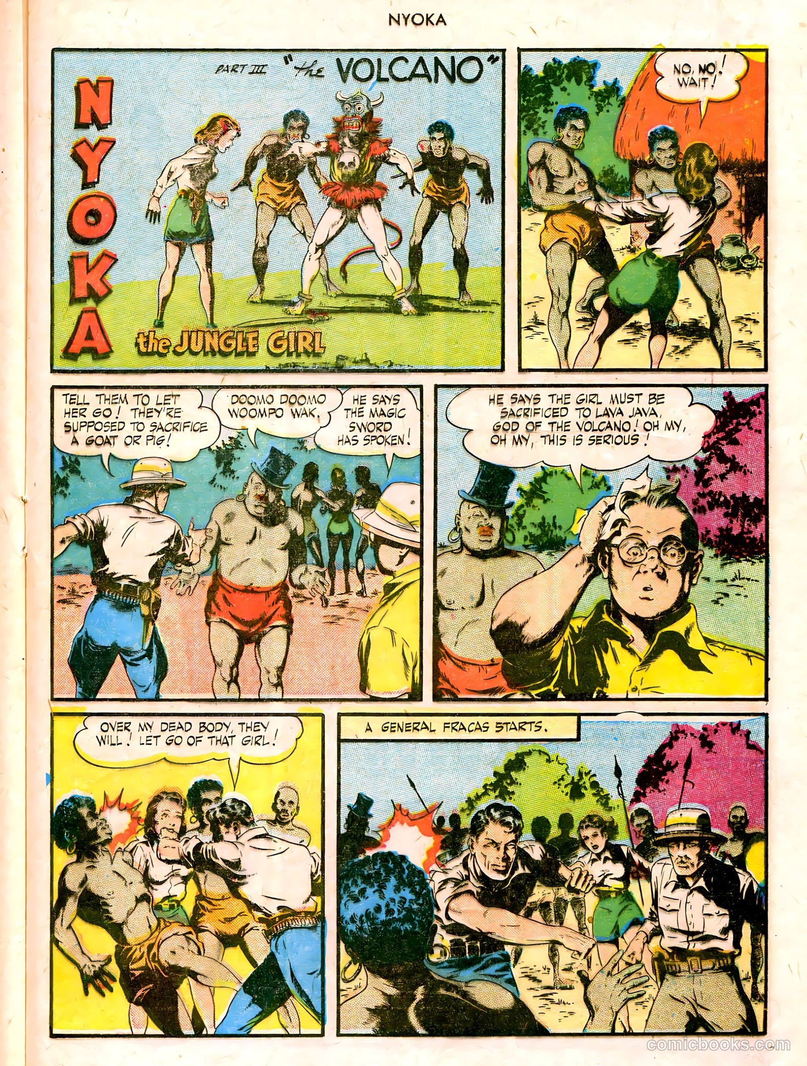 Nyoka the Jungle Girl #3 — page 21 of 36