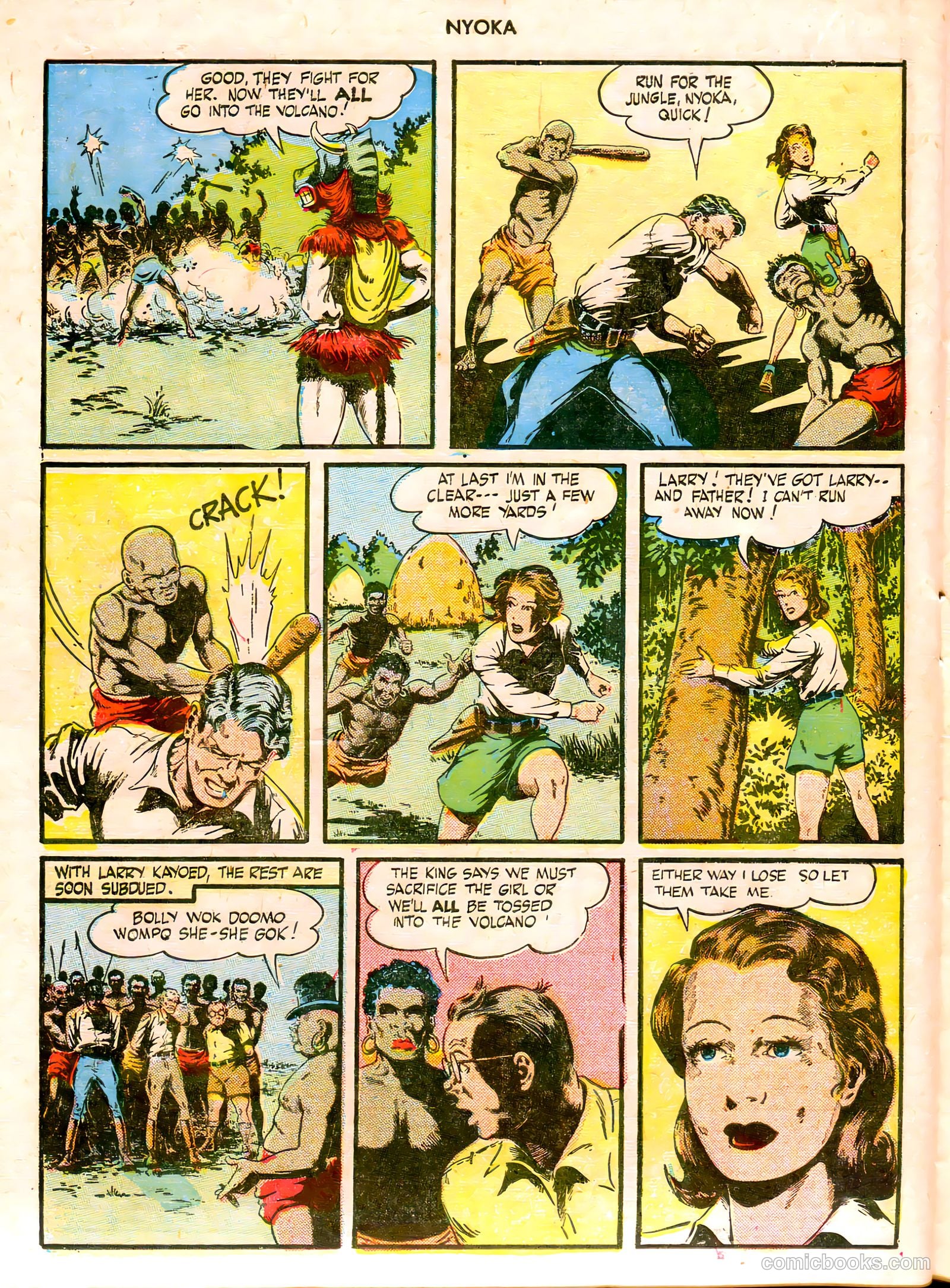 Nyoka the Jungle Girl #3 — page 22 of 36
