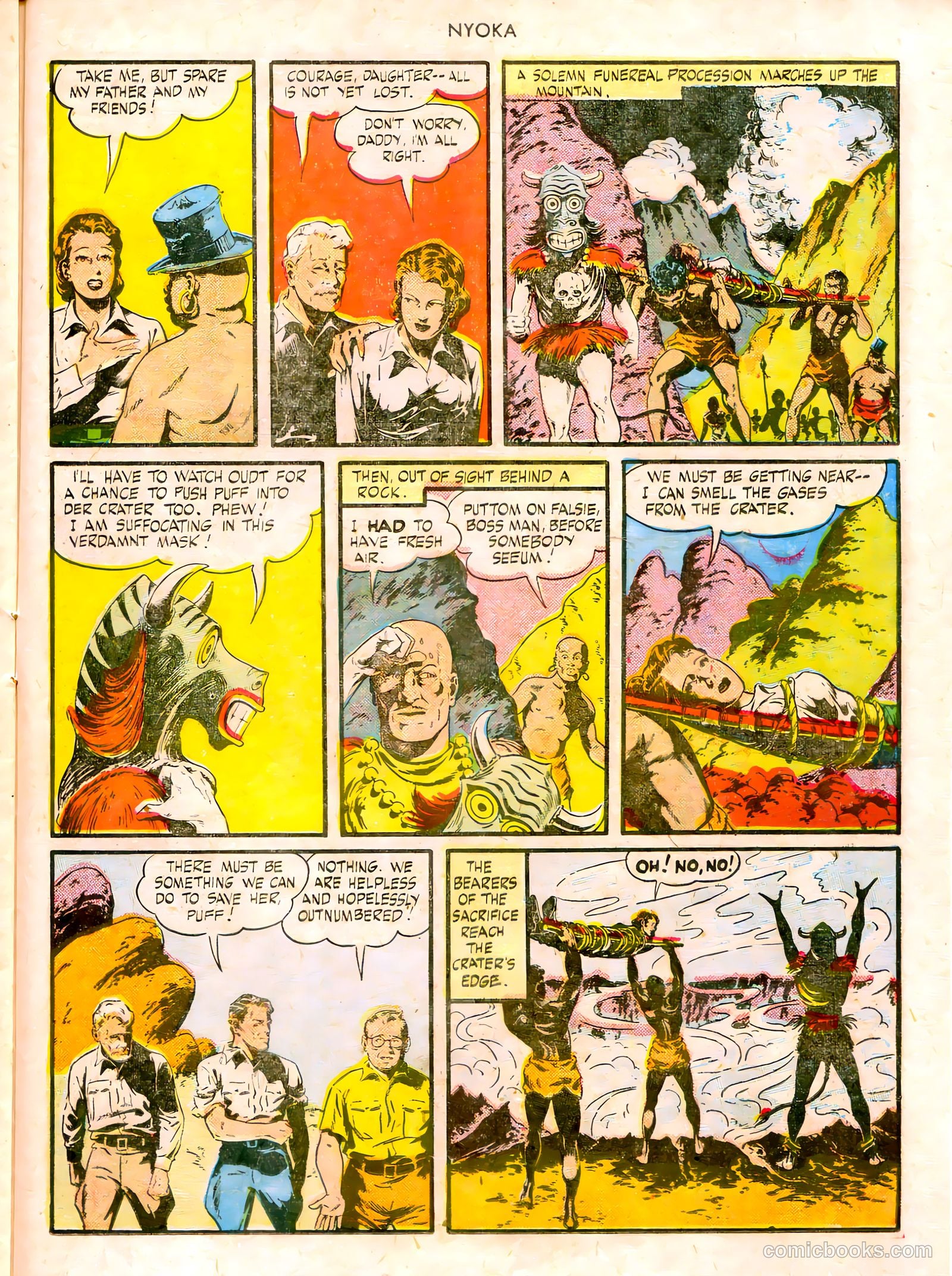 Nyoka the Jungle Girl #3 — page 23 of 36