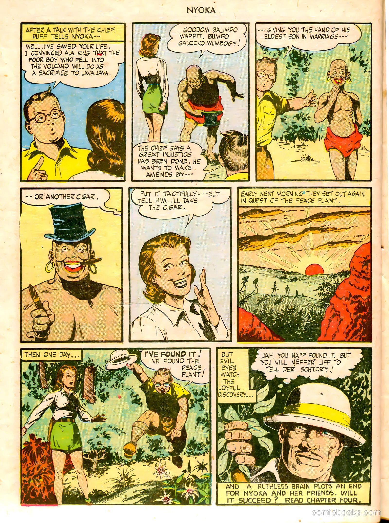 Nyoka the Jungle Girl #3 — page 26 of 36