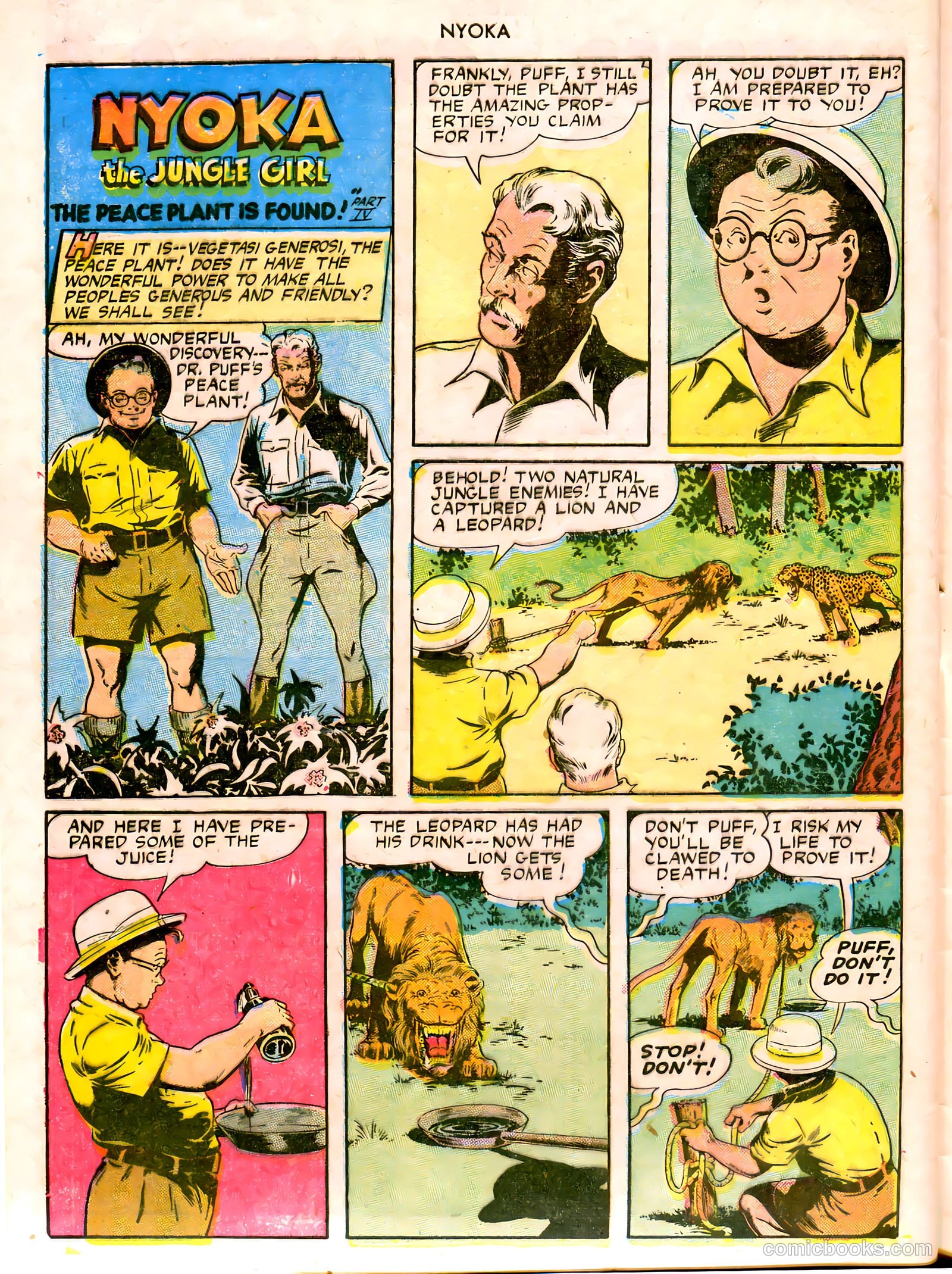 Nyoka the Jungle Girl #3 — page 28 of 36