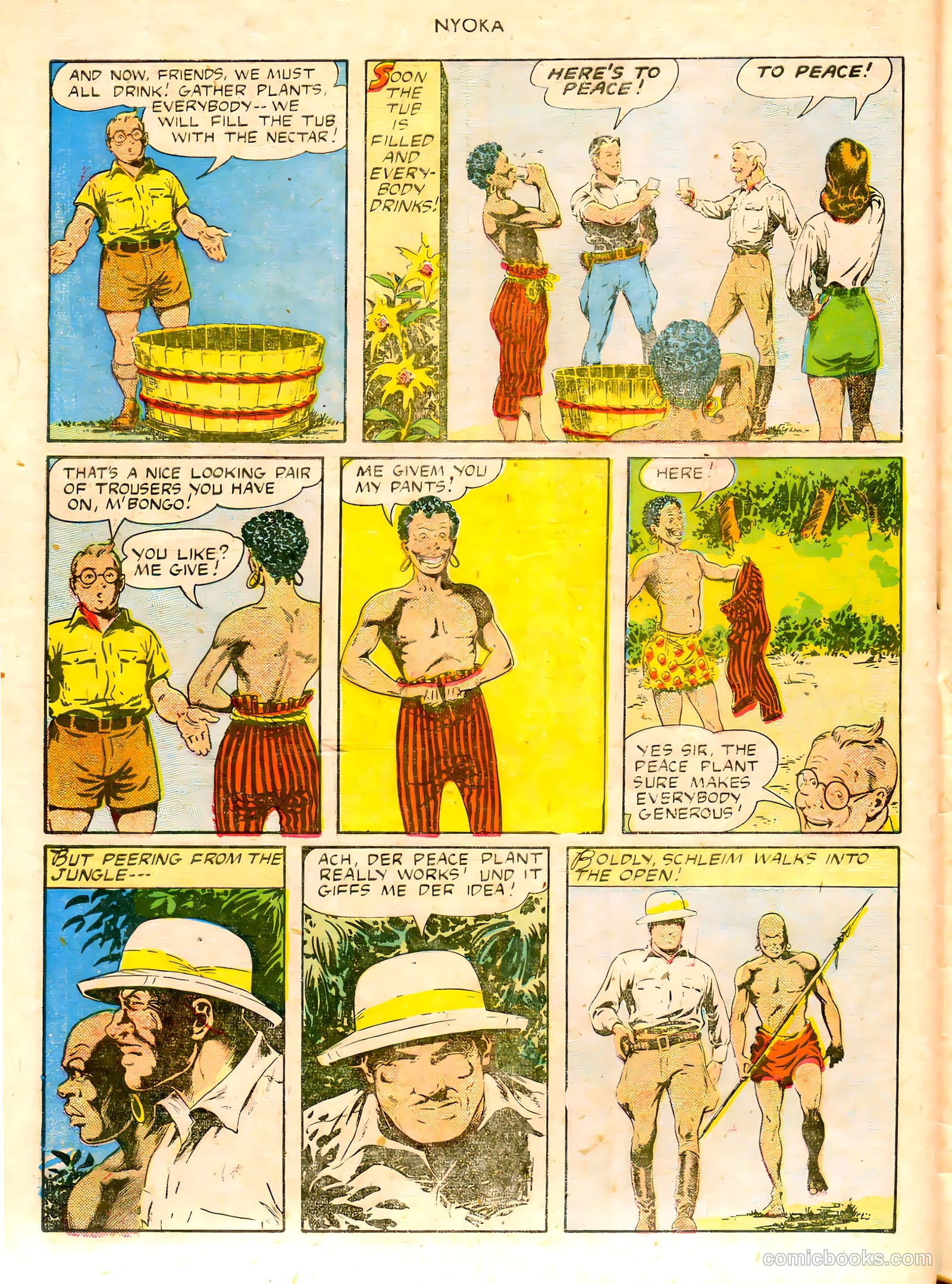 Nyoka the Jungle Girl #3 — page 30 of 36