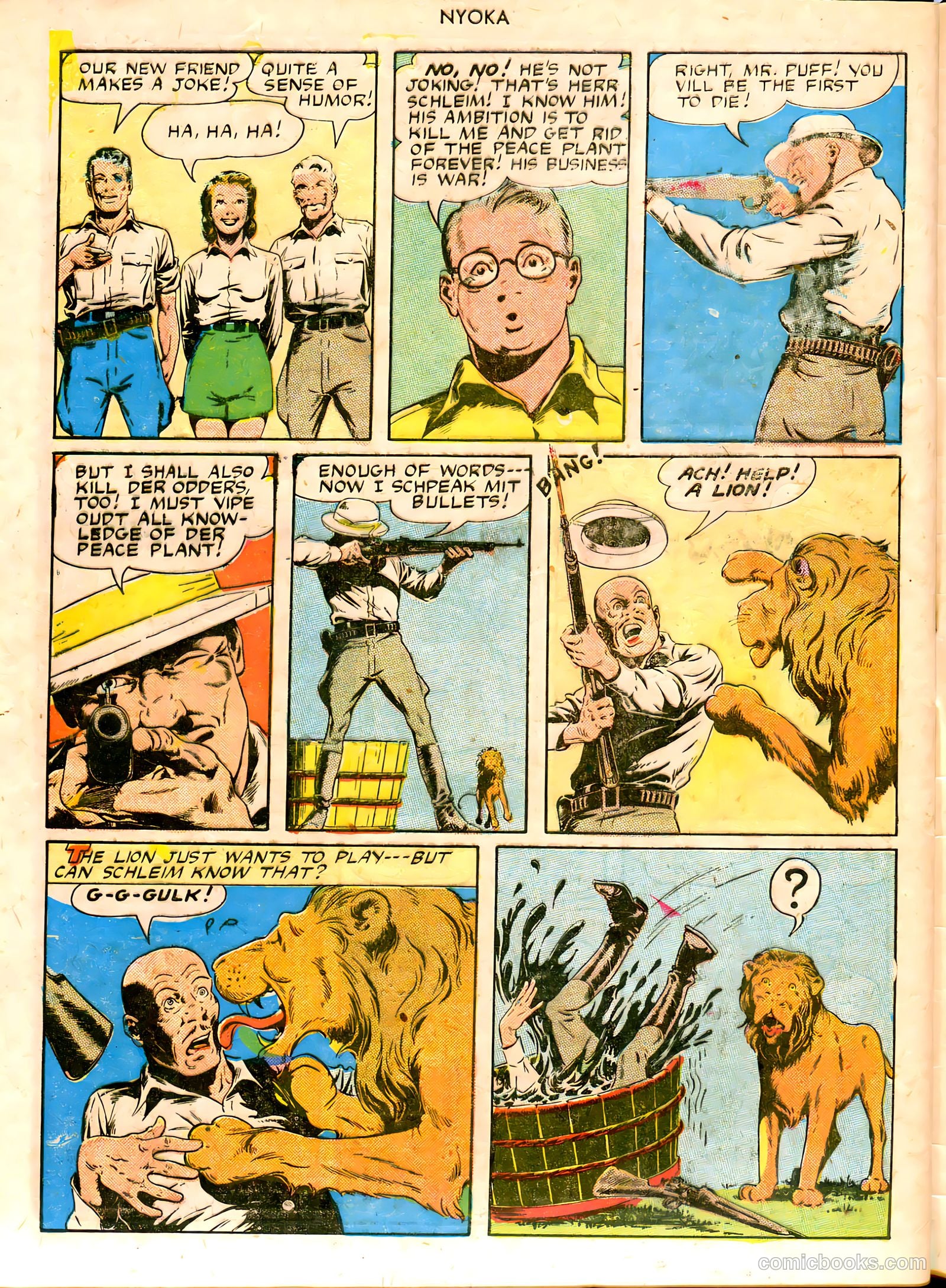 Nyoka the Jungle Girl #3 — page 32 of 36