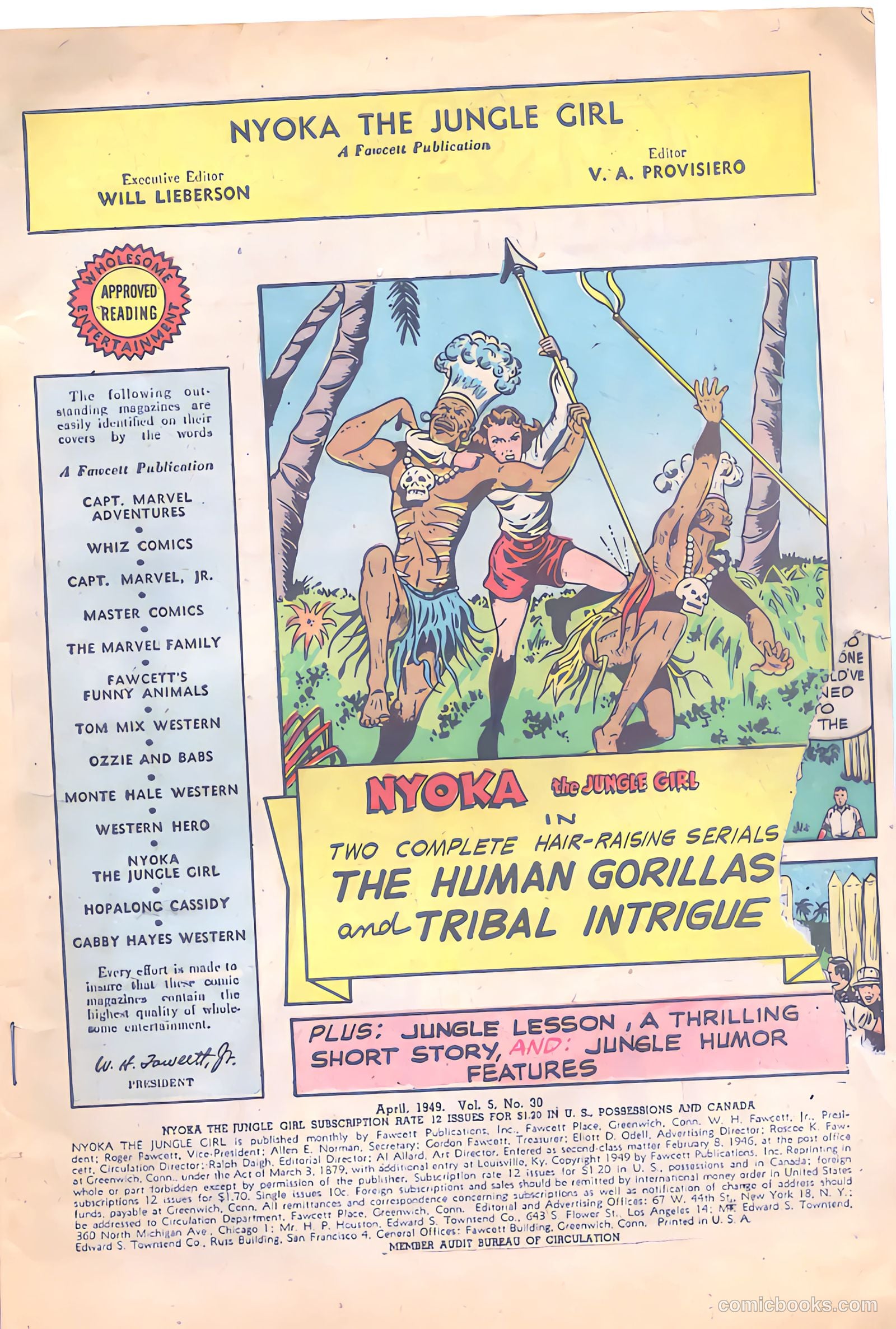 Nyoka the Jungle Girl #30 — page 3 of 52
