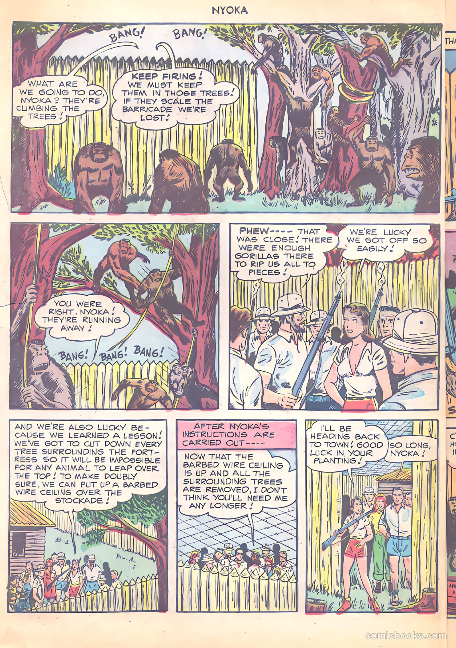 Nyoka the Jungle Girl #30 — page 6 of 52