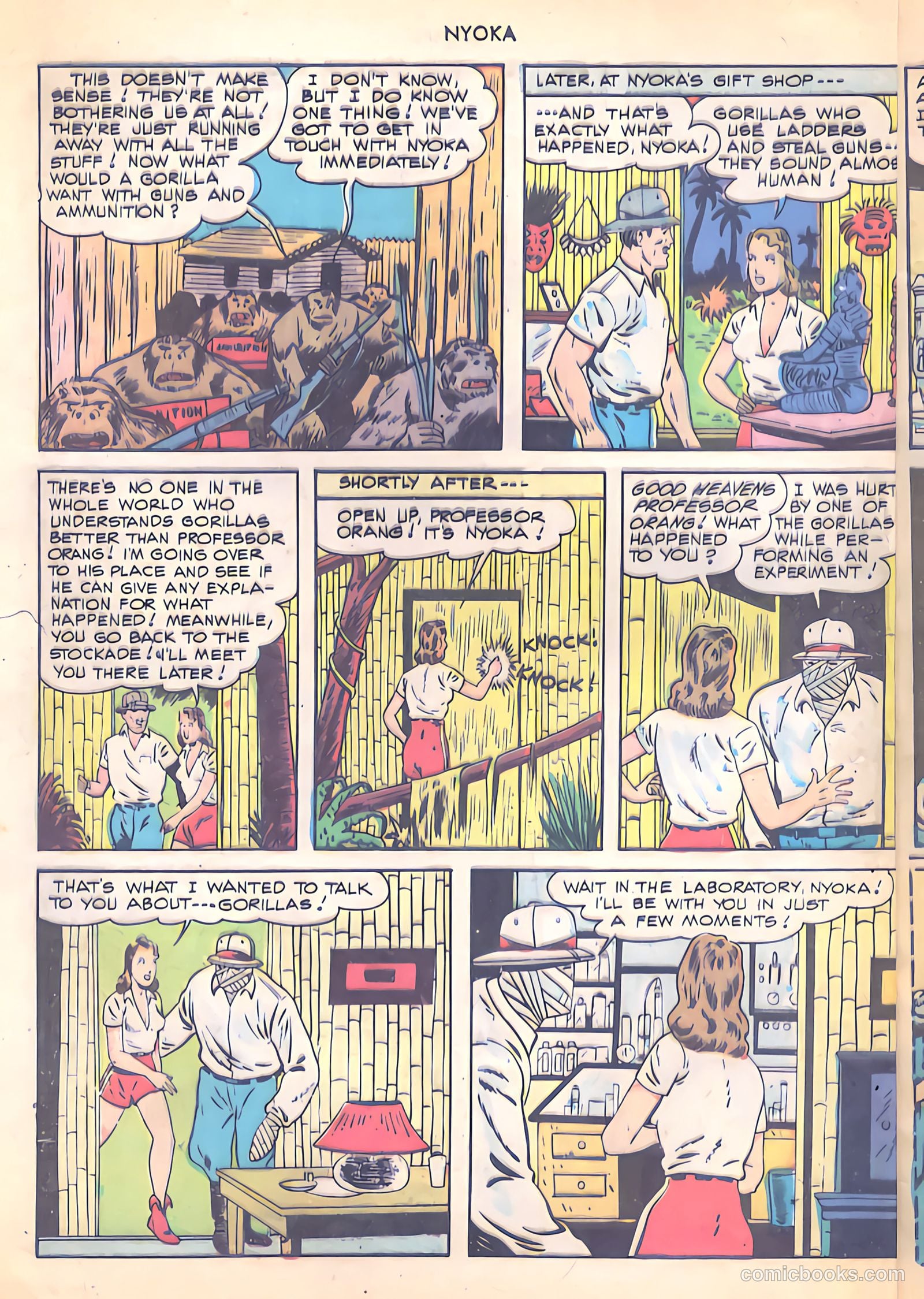 Nyoka the Jungle Girl #30 — page 8 of 52