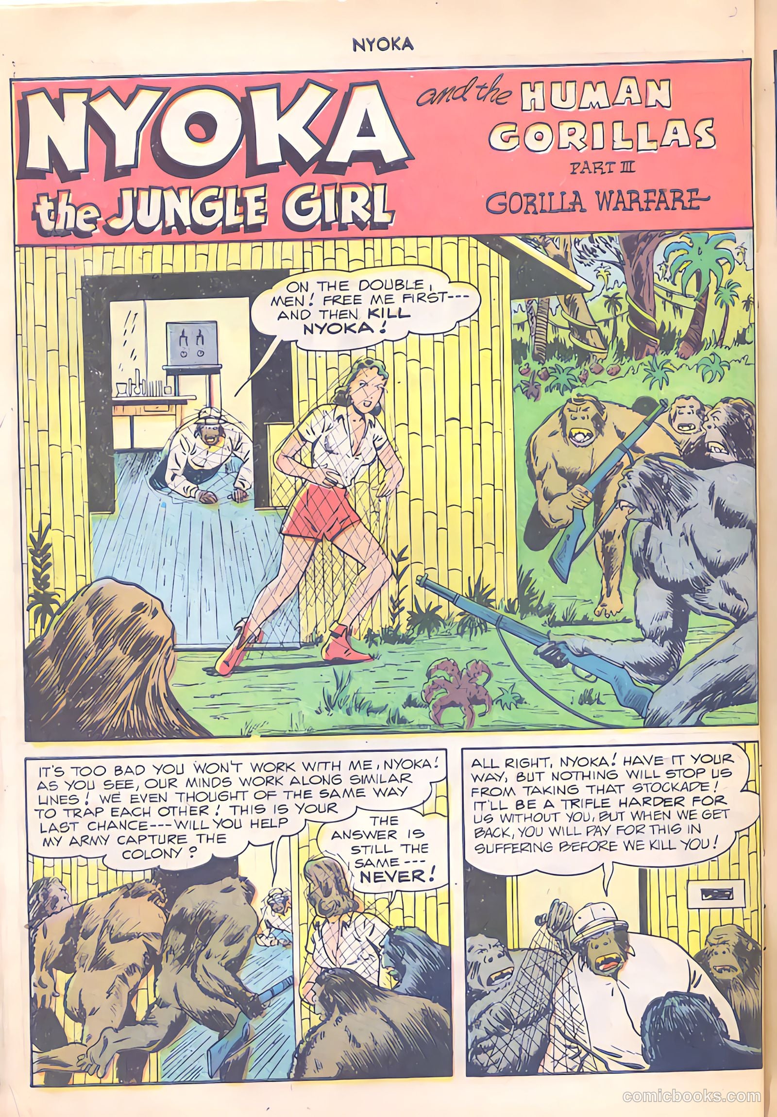 Nyoka the Jungle Girl #30 — page 22 of 52