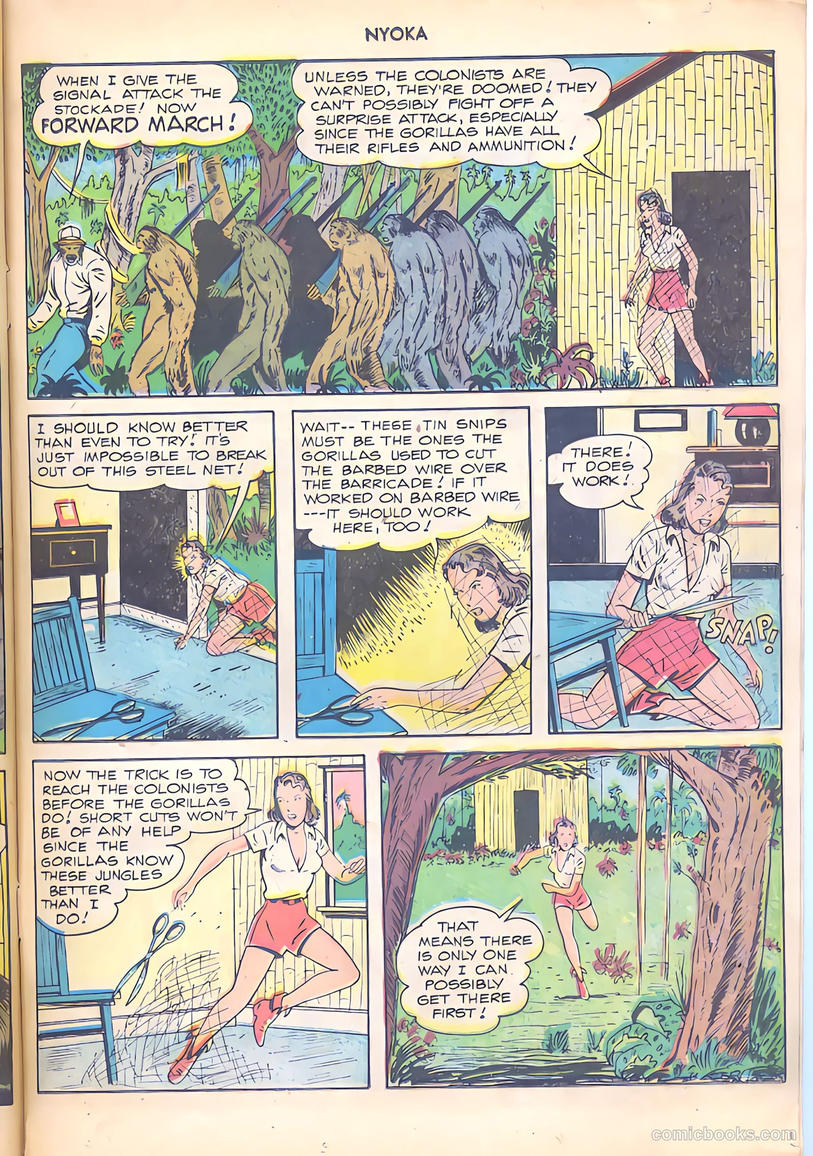 Nyoka the Jungle Girl #30 — page 23 of 52