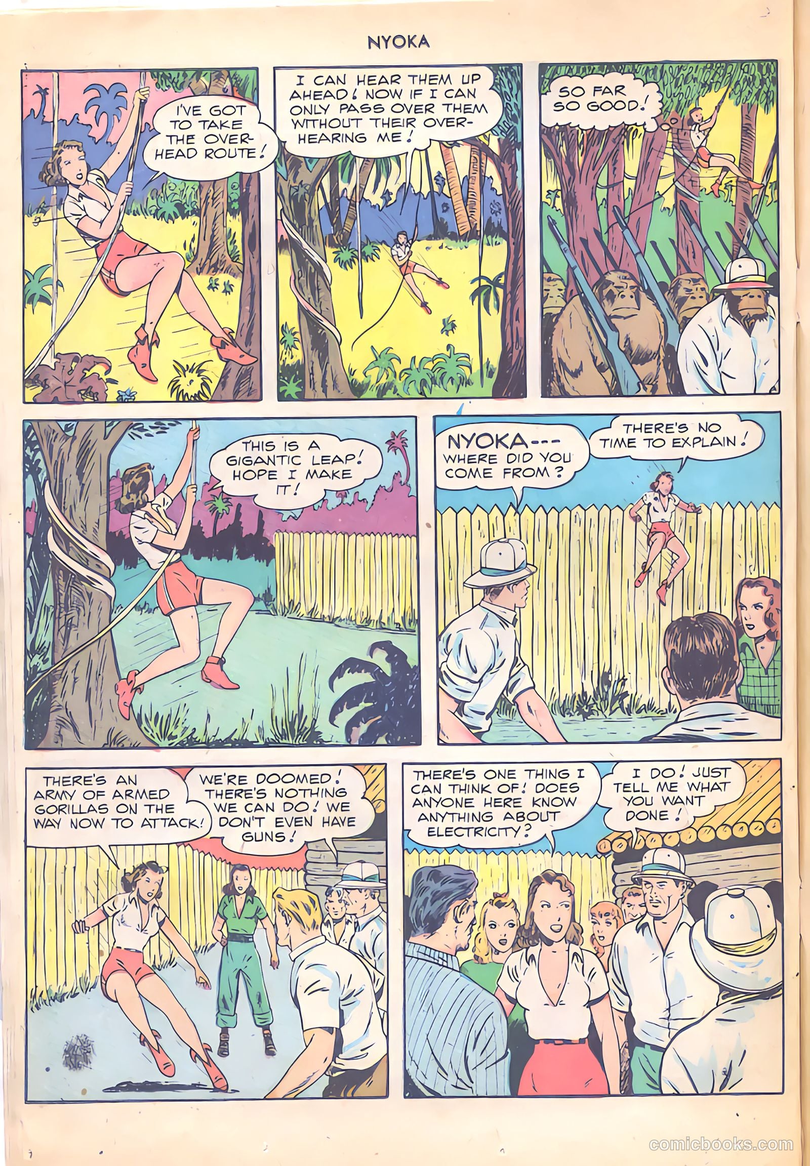 Nyoka the Jungle Girl #30 — page 24 of 52