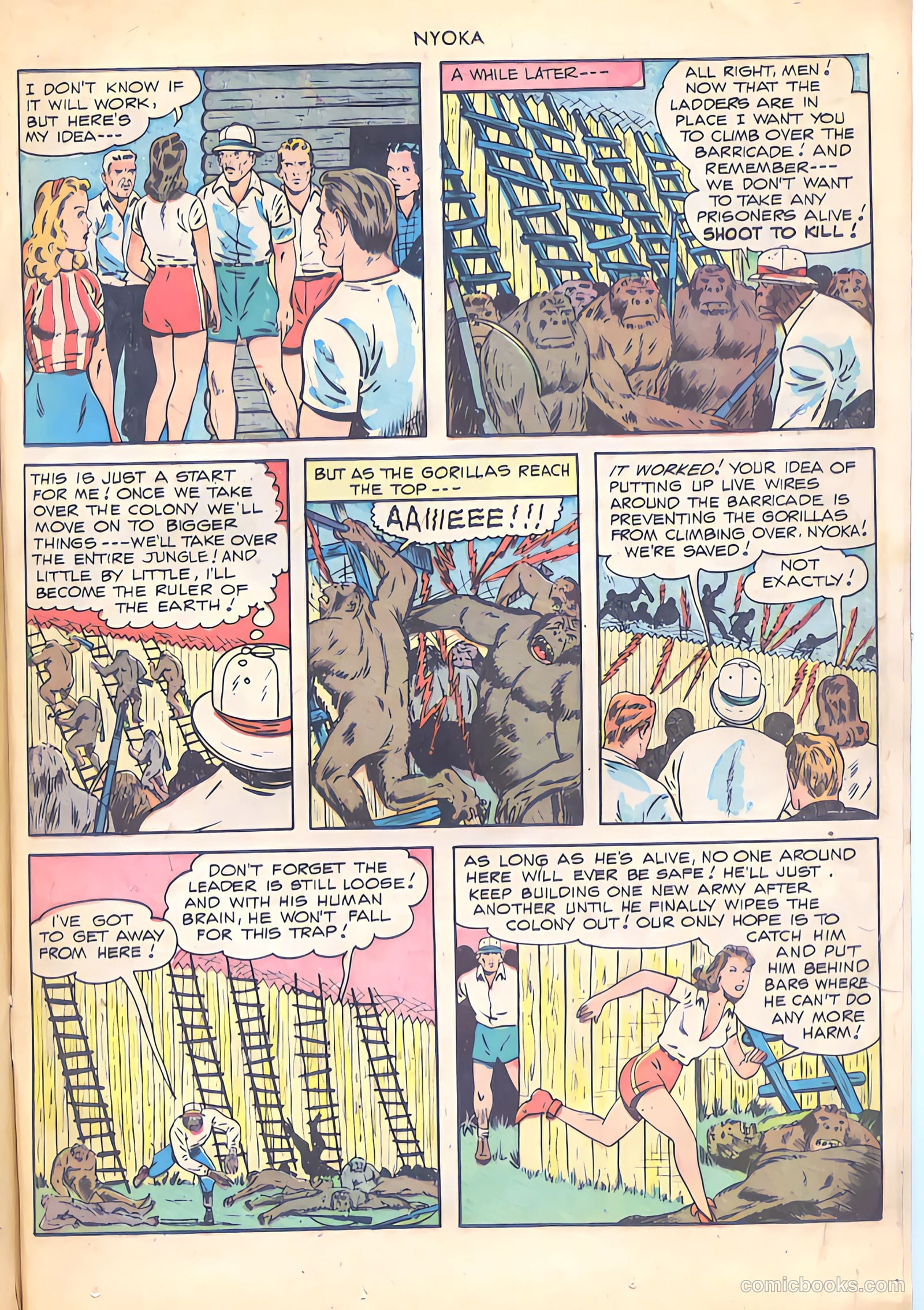 Nyoka the Jungle Girl #30 — page 25 of 52