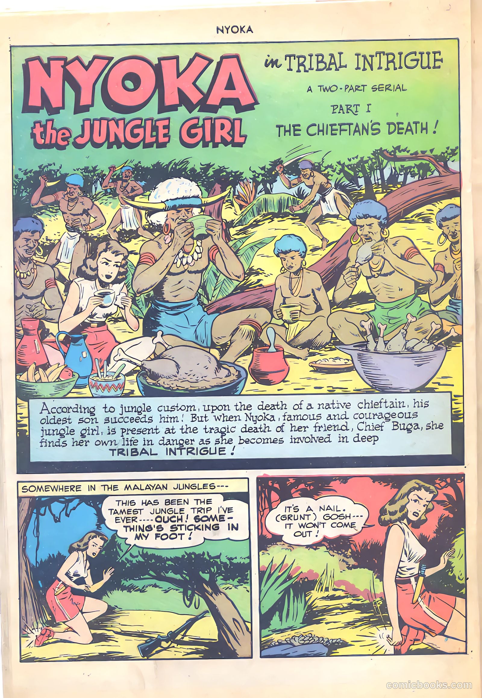 Nyoka the Jungle Girl #30 — page 32 of 52