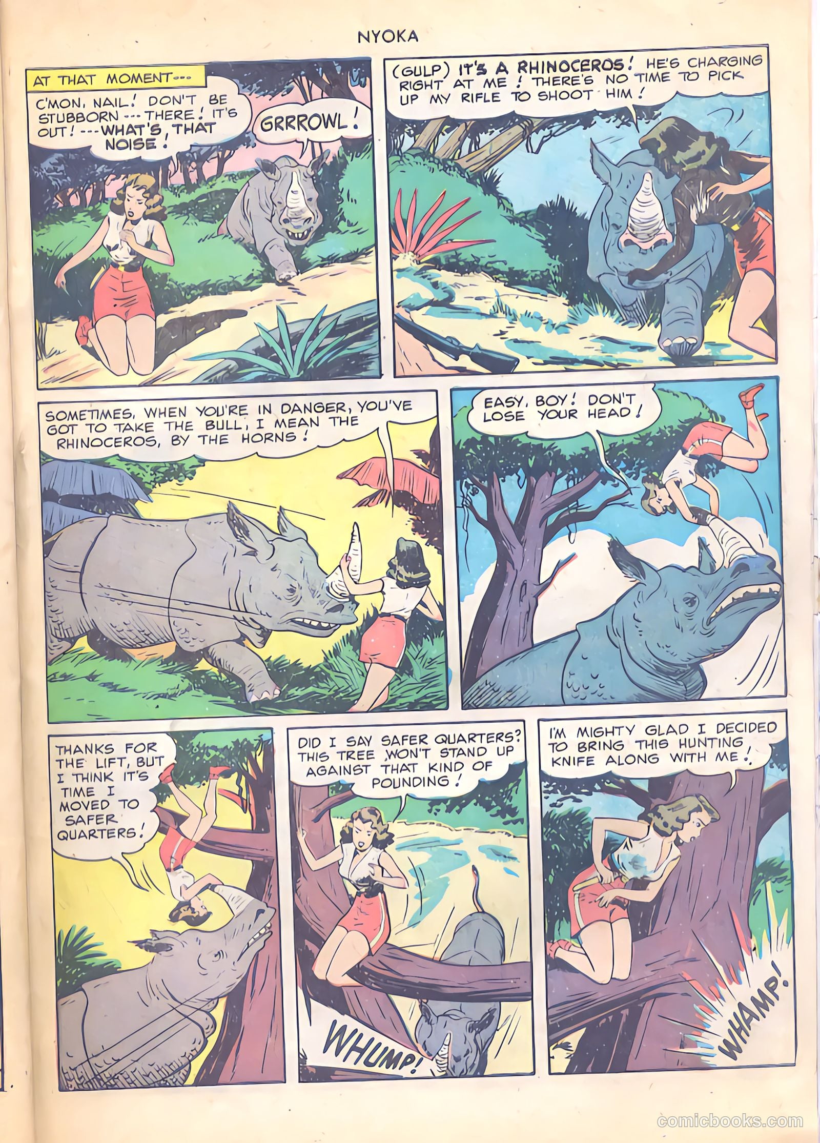 Nyoka the Jungle Girl #30 — page 33 of 52
