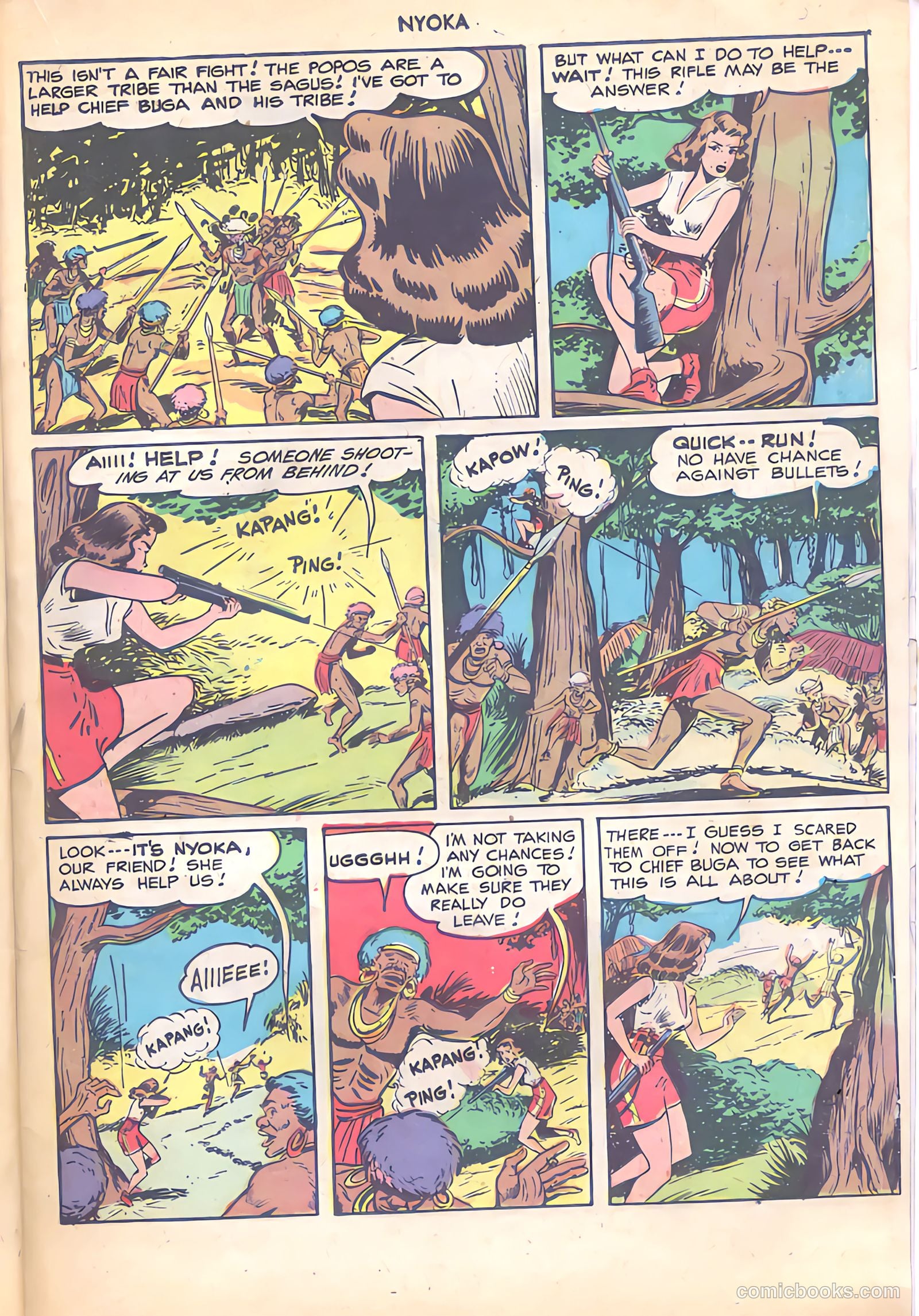 Nyoka the Jungle Girl #30 — page 35 of 52