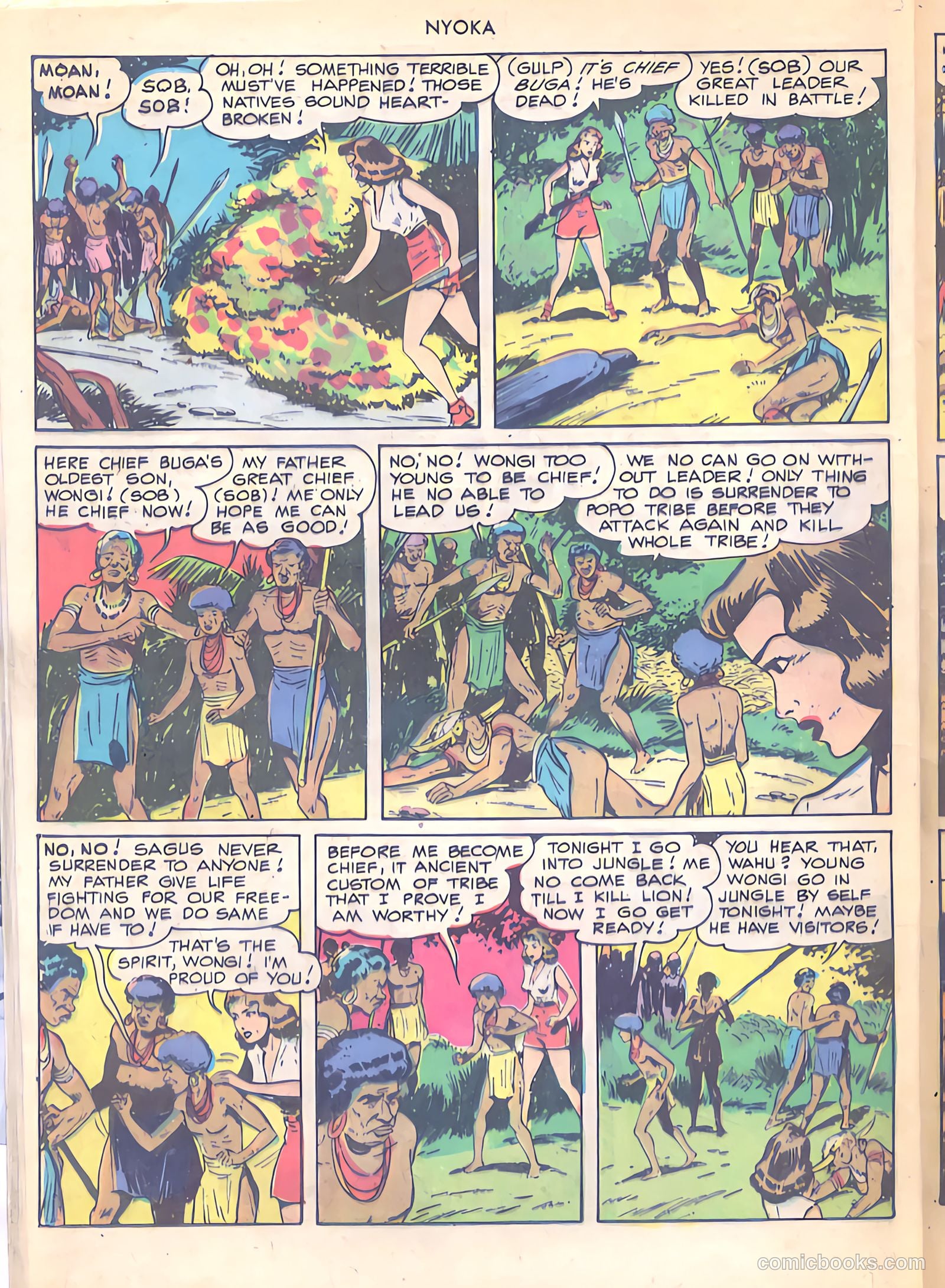 Nyoka the Jungle Girl #30 — page 36 of 52