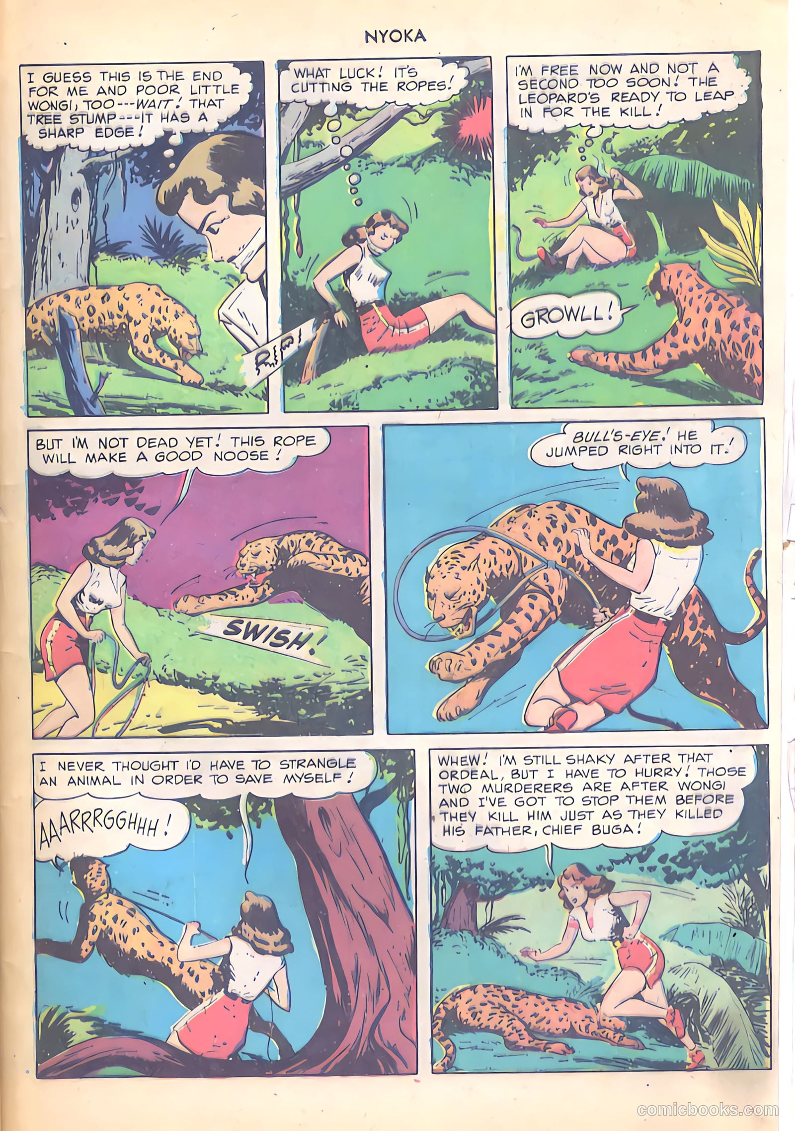 Nyoka the Jungle Girl #30 — page 45 of 52