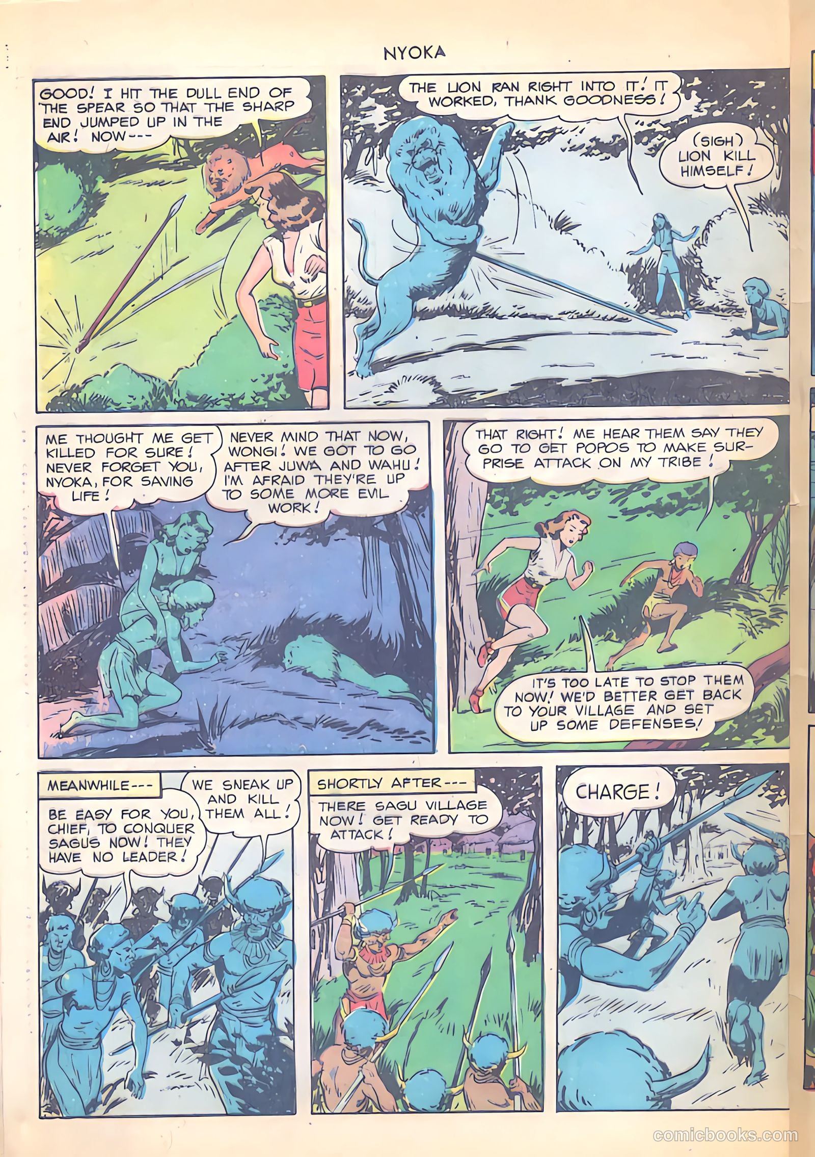Nyoka the Jungle Girl #30 — page 48 of 52