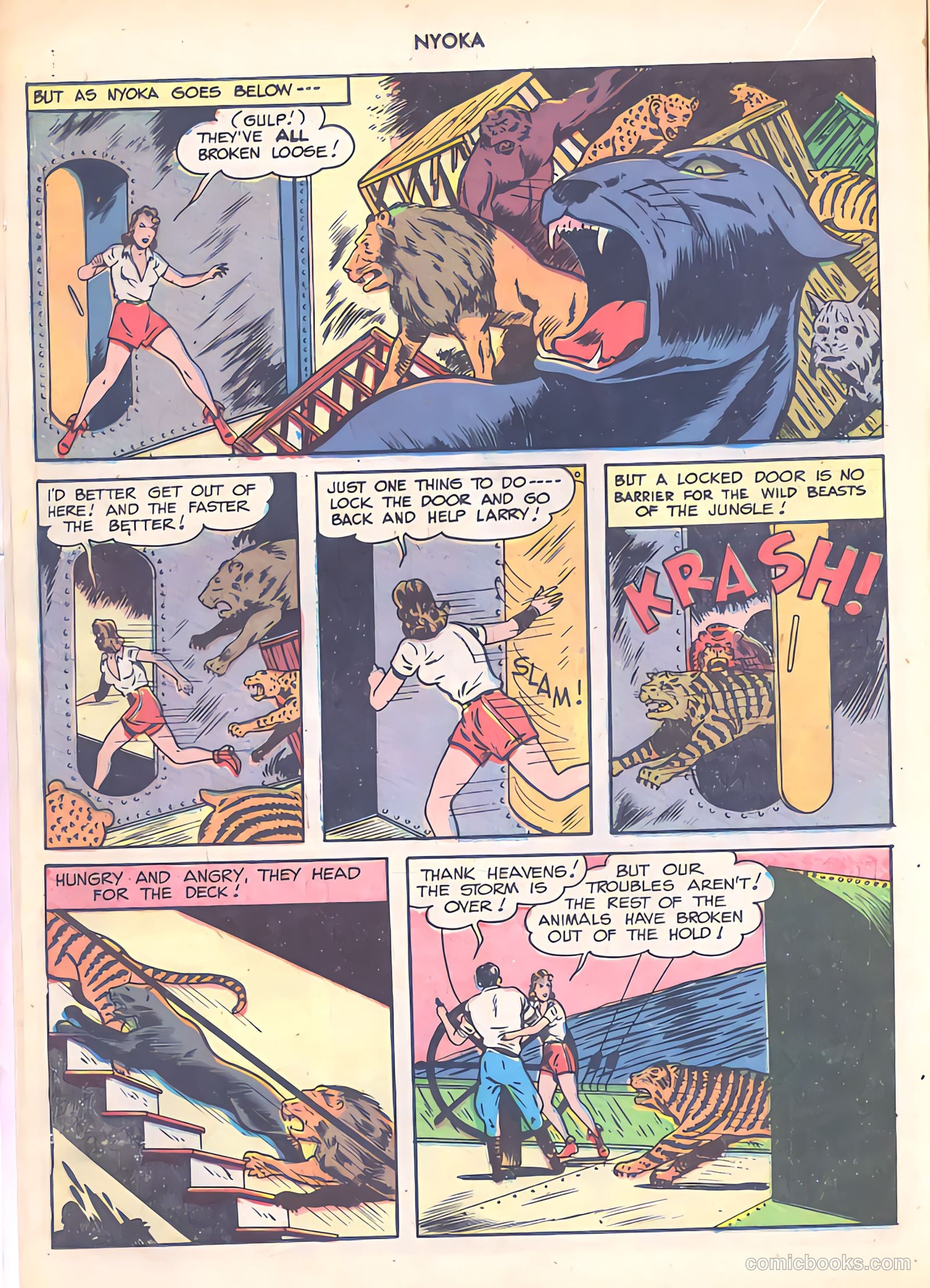 Nyoka the Jungle Girl #31 — page 18 of 52