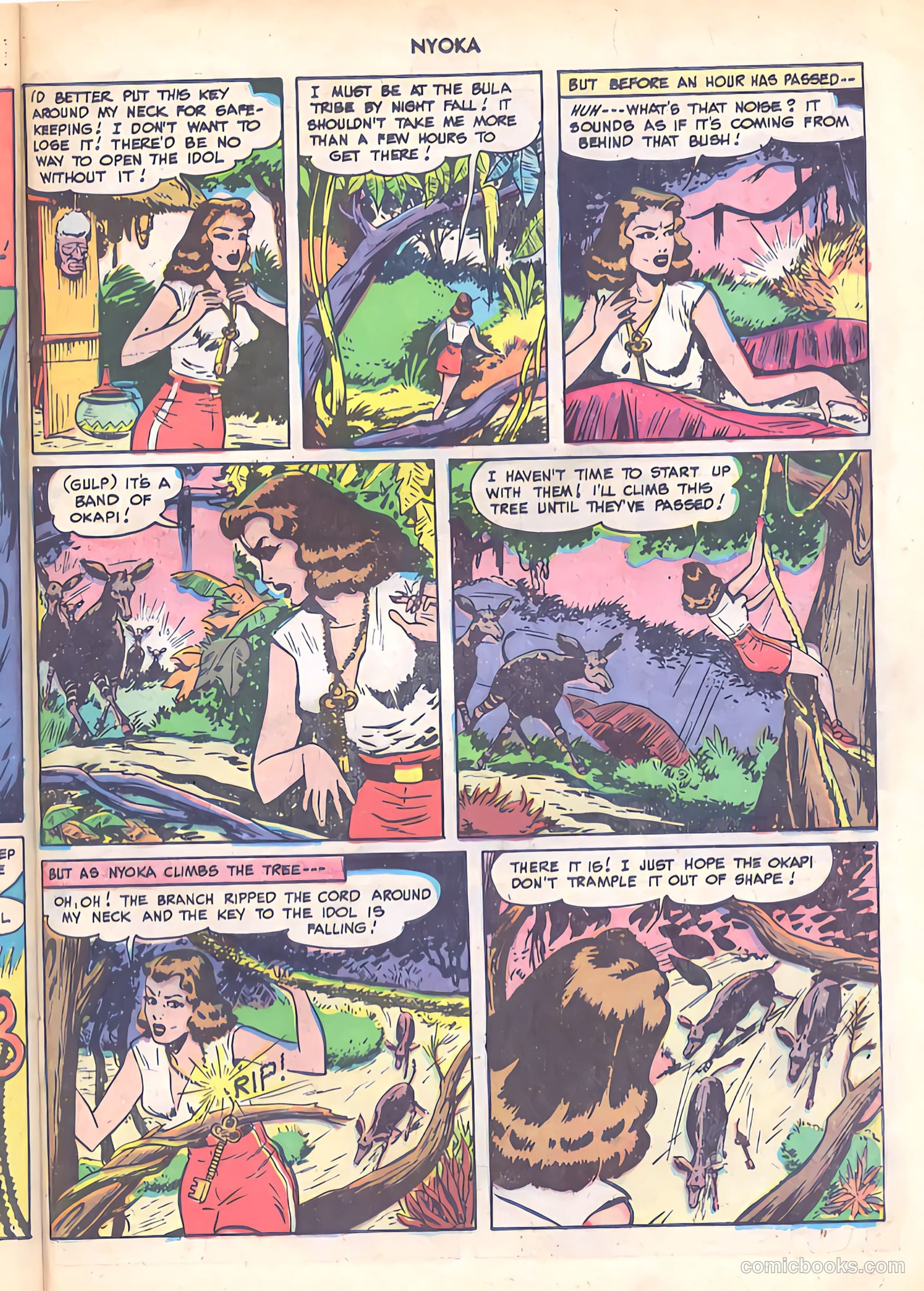 Nyoka the Jungle Girl #31 — page 35 of 52