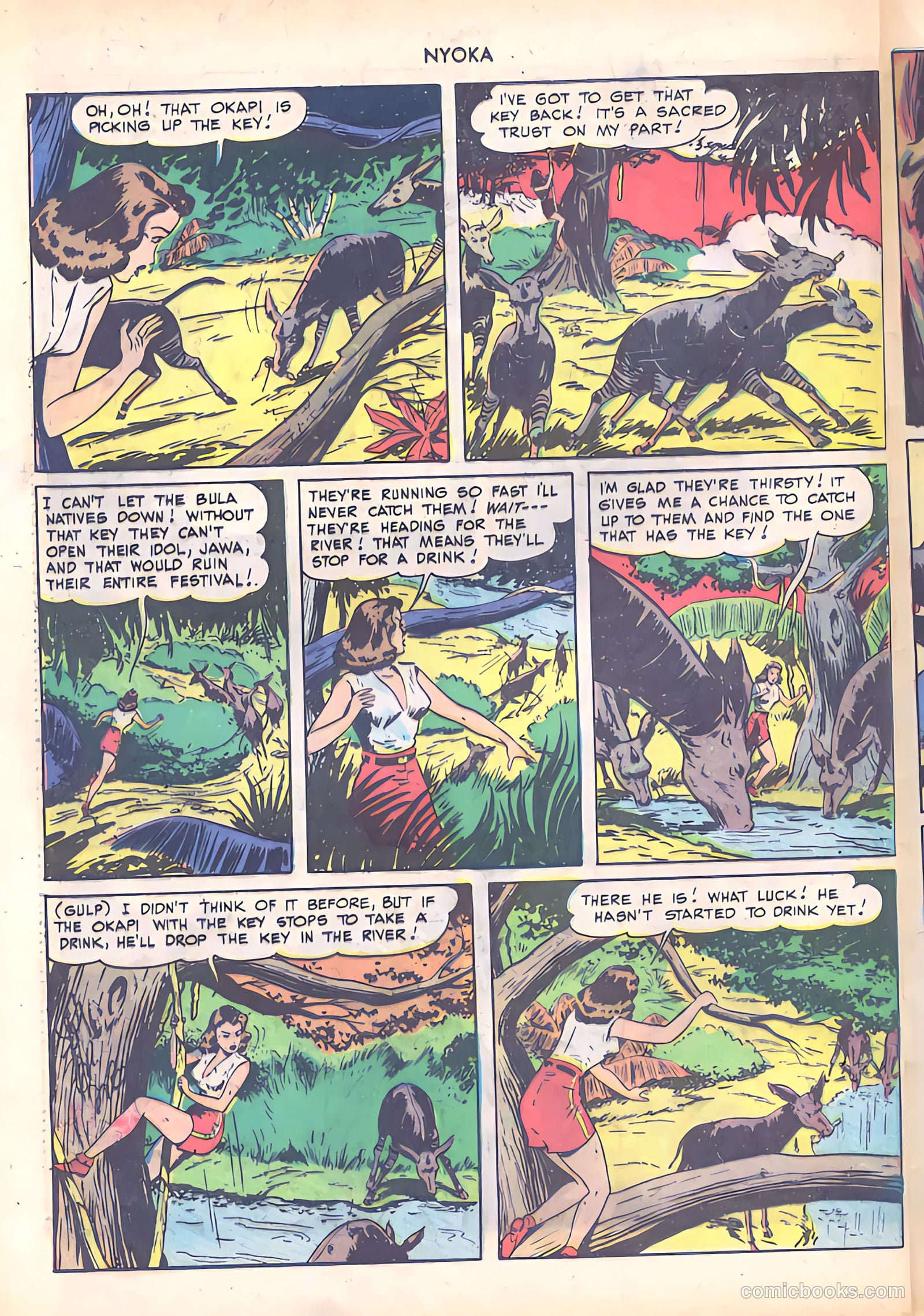 Nyoka the Jungle Girl #31 — page 36 of 52
