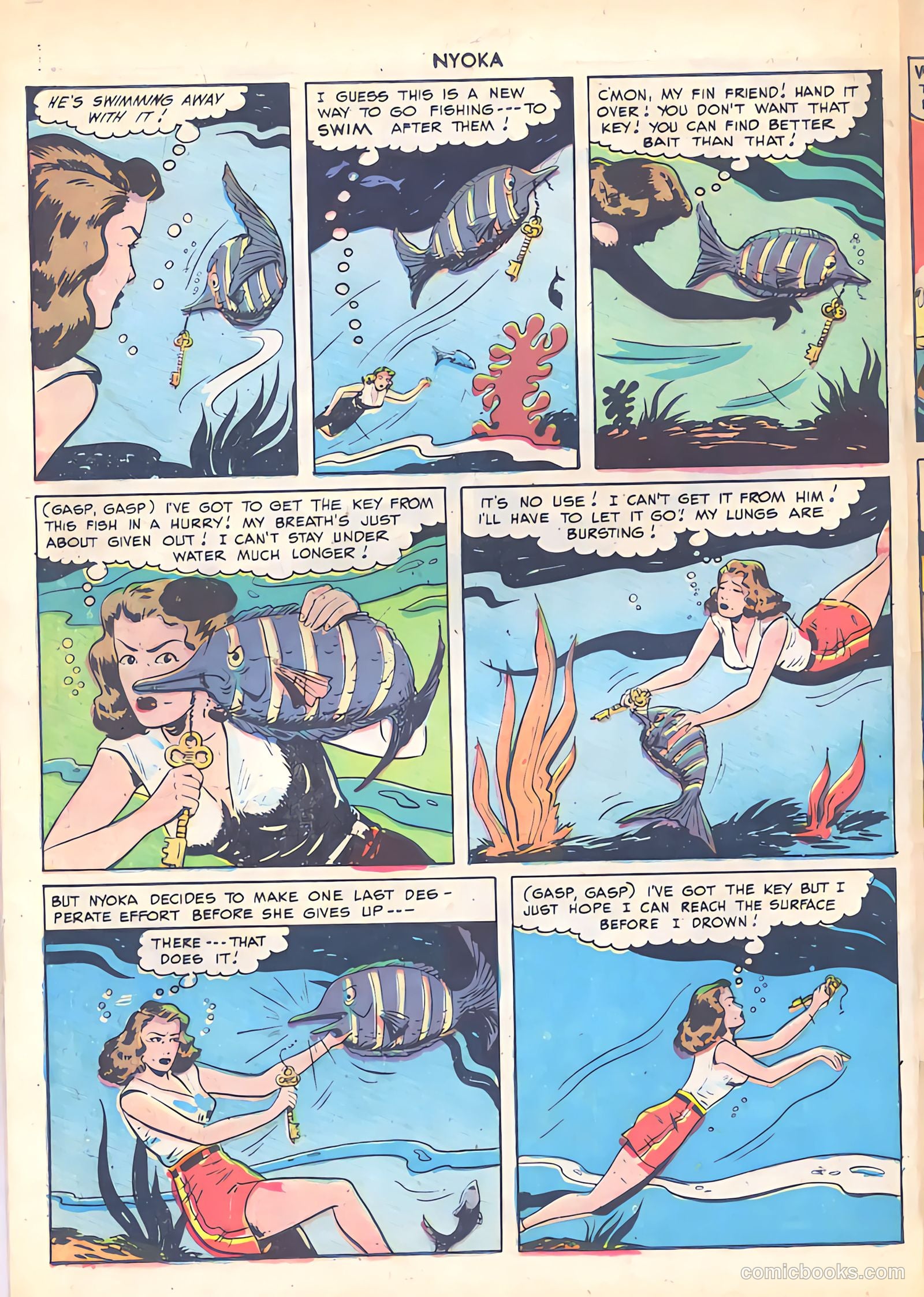 Nyoka the Jungle Girl #31 — page 38 of 52