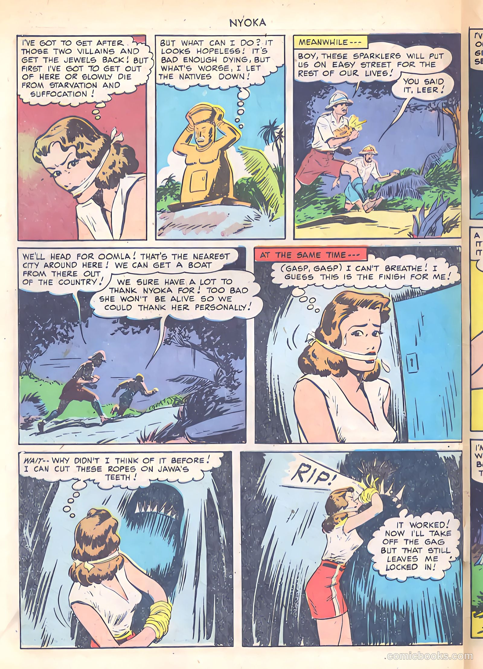 Nyoka the Jungle Girl #31 — page 46 of 52