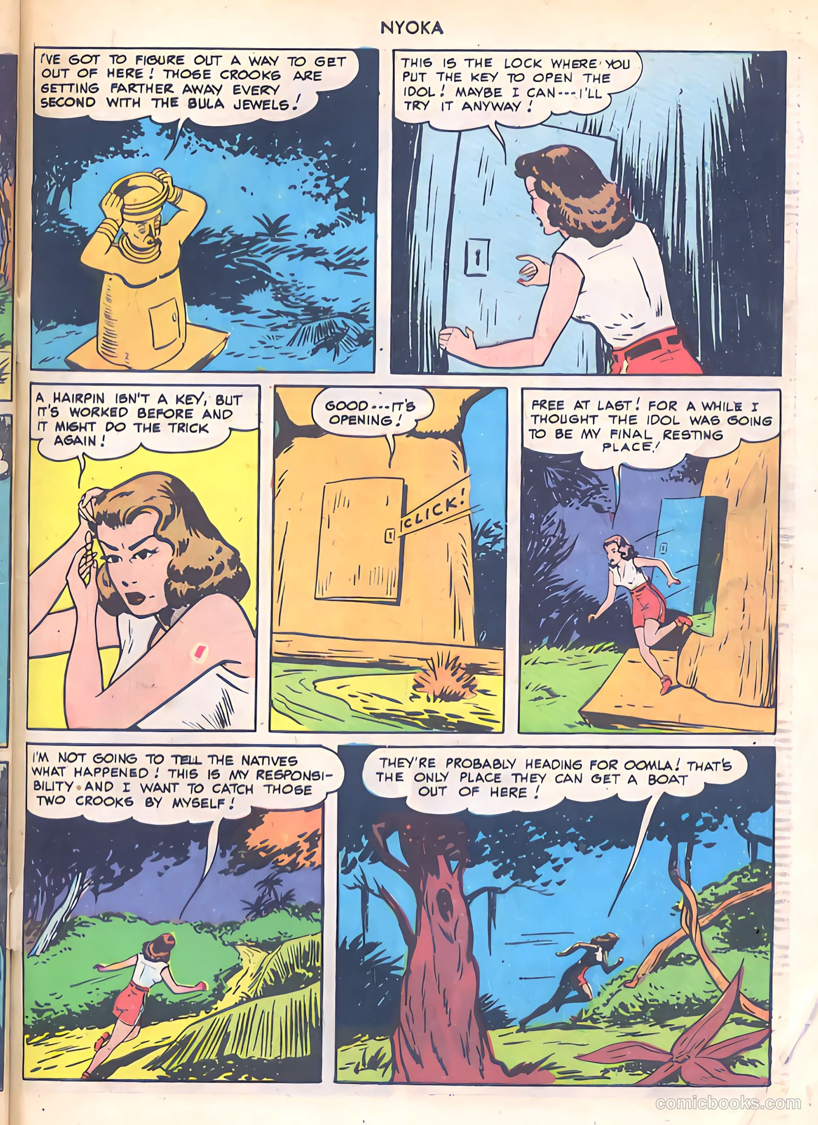 Nyoka the Jungle Girl #31 — page 47 of 52