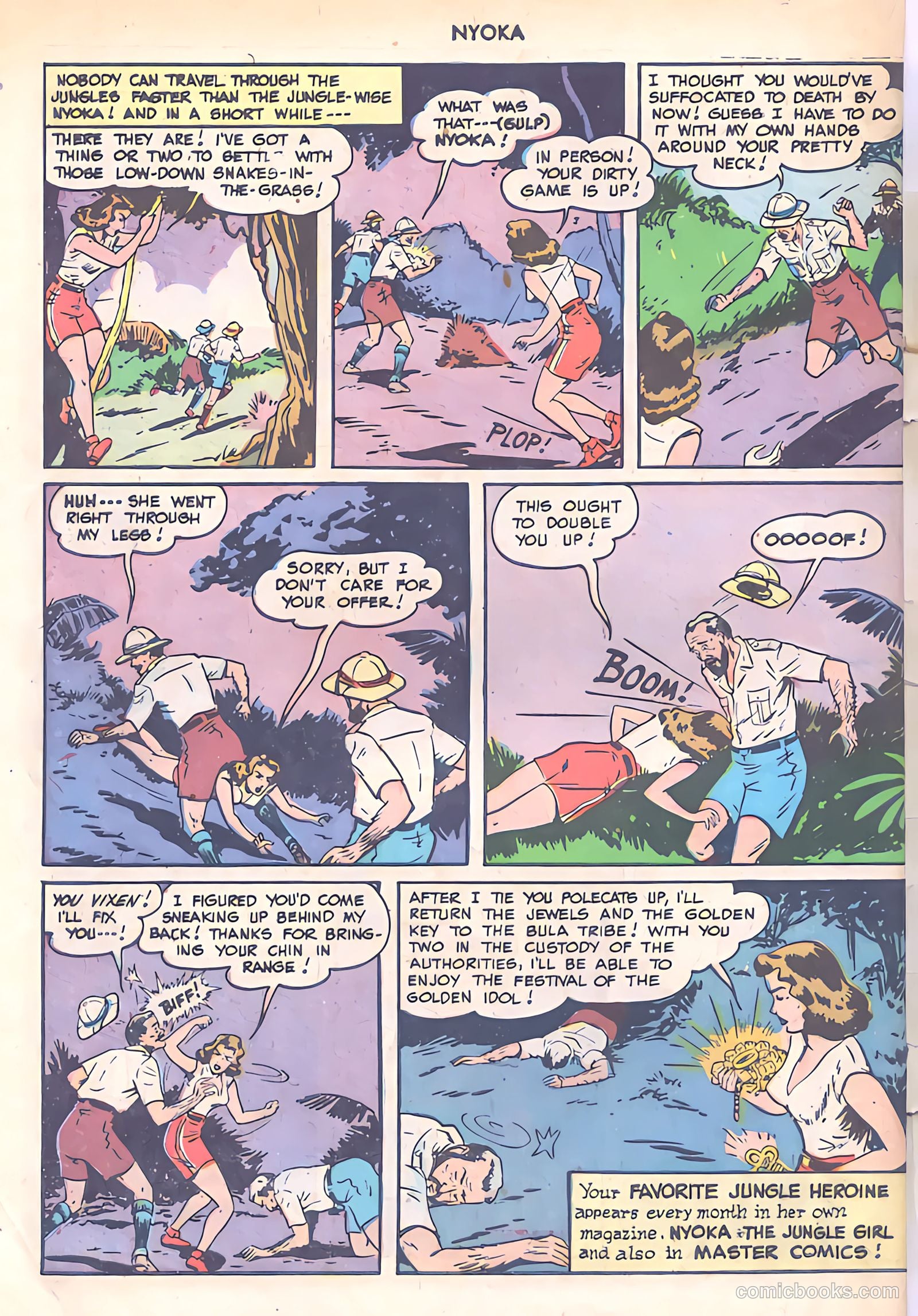 Nyoka the Jungle Girl #31 — page 50 of 52