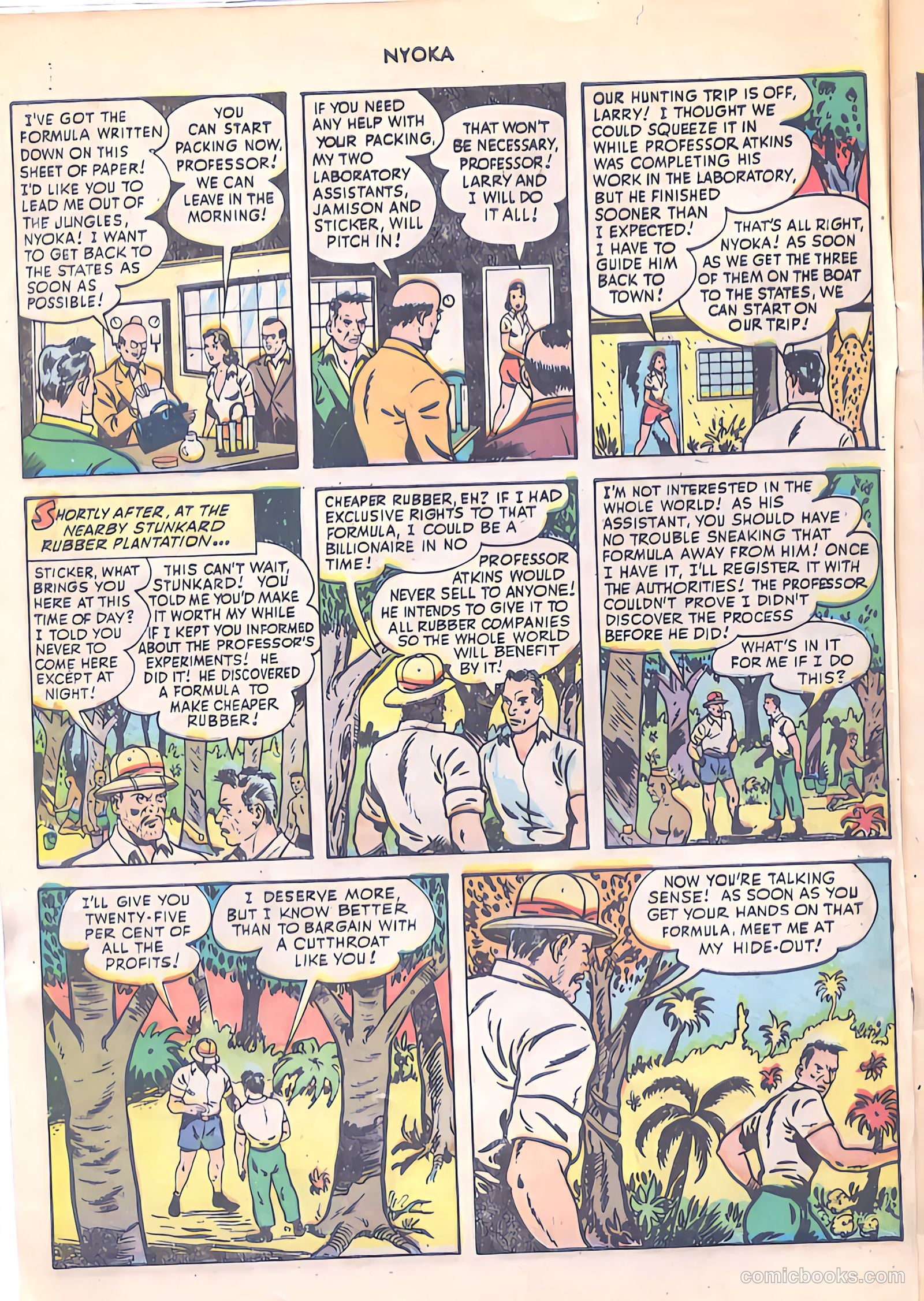 Nyoka the Jungle Girl #32 — page 4 of 36