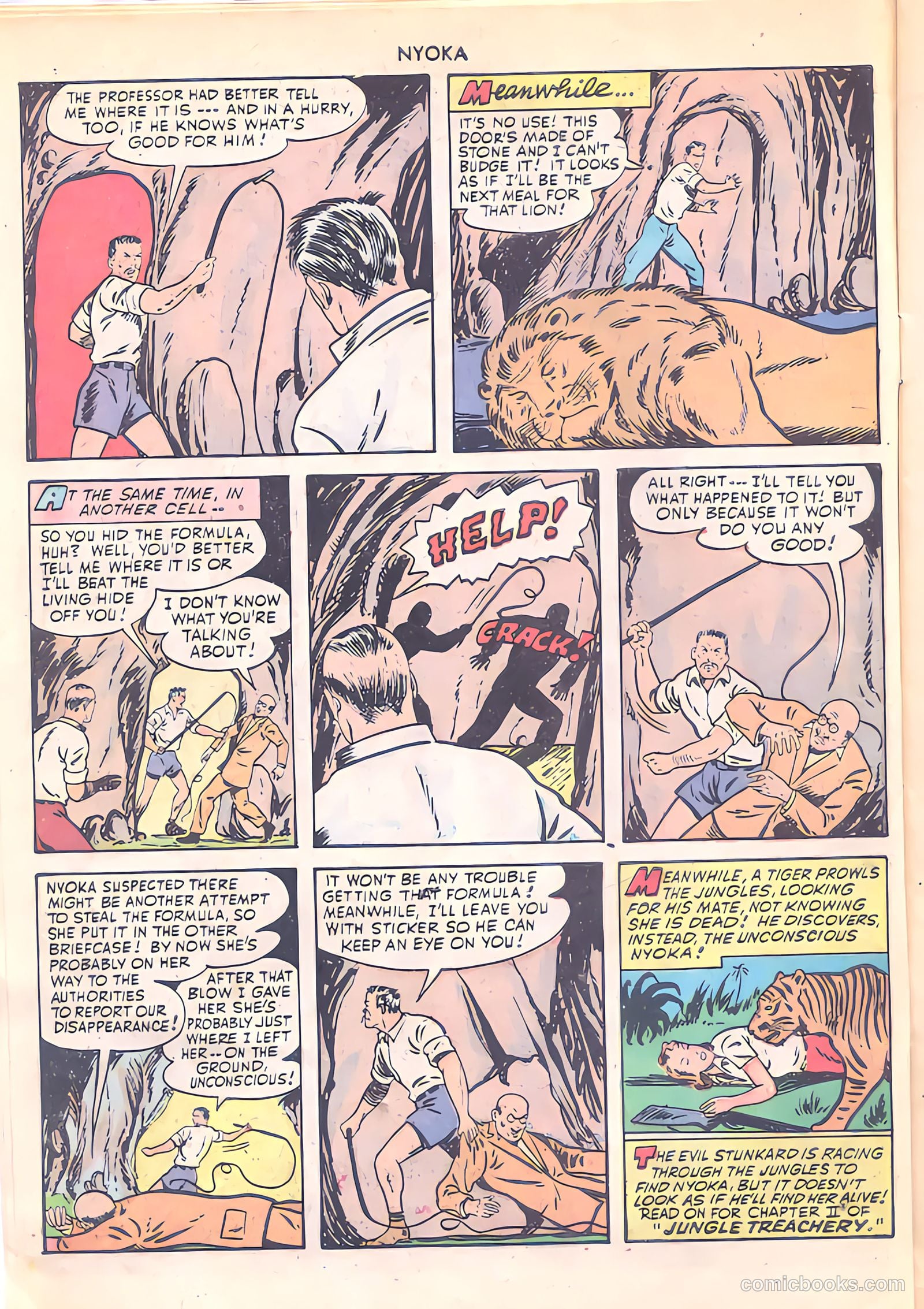 Nyoka the Jungle Girl #32 — page 10 of 36