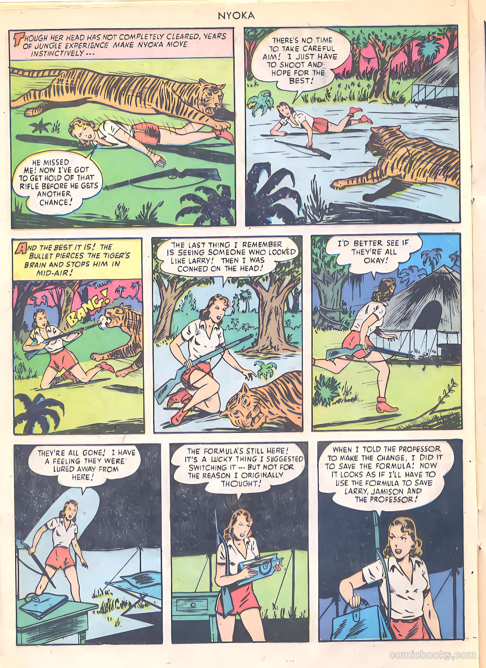 Nyoka the Jungle Girl #32 — page 16 of 36