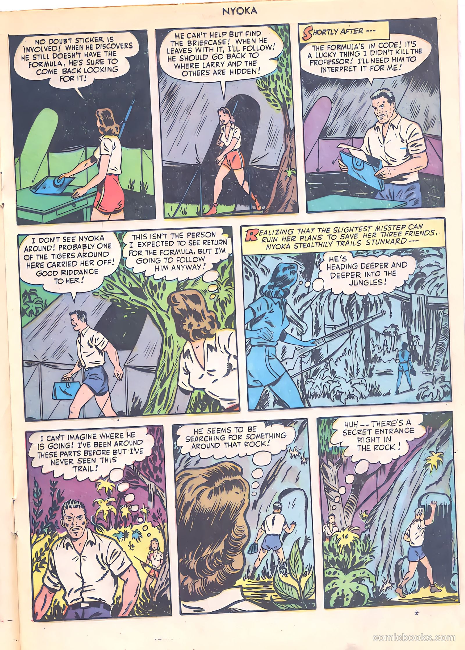 Nyoka the Jungle Girl #32 — page 17 of 36