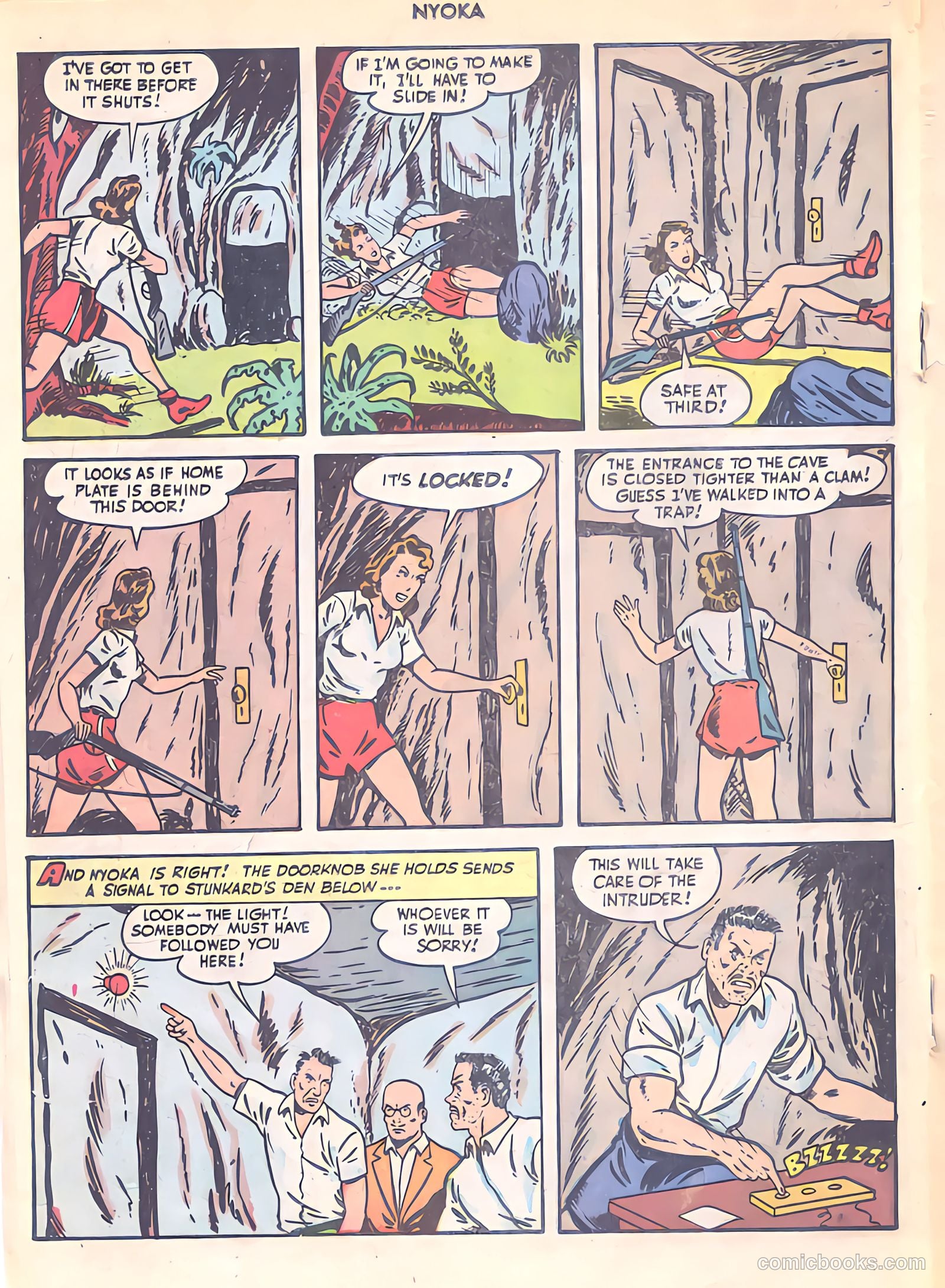Nyoka the Jungle Girl #32 — page 18 of 36