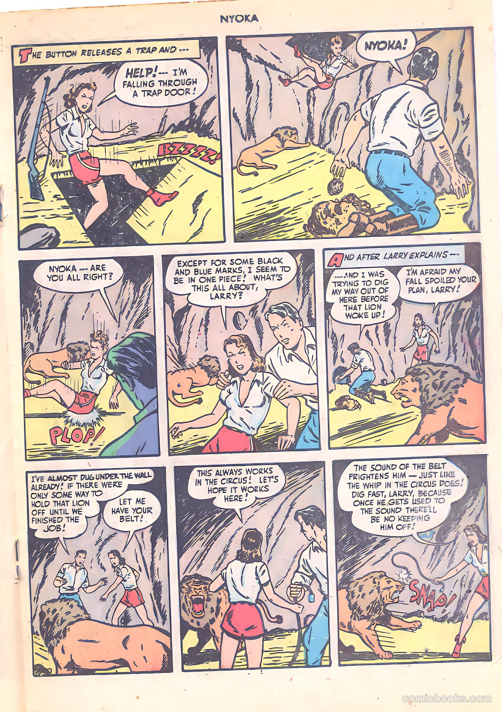 Nyoka the Jungle Girl #32 — page 19 of 36