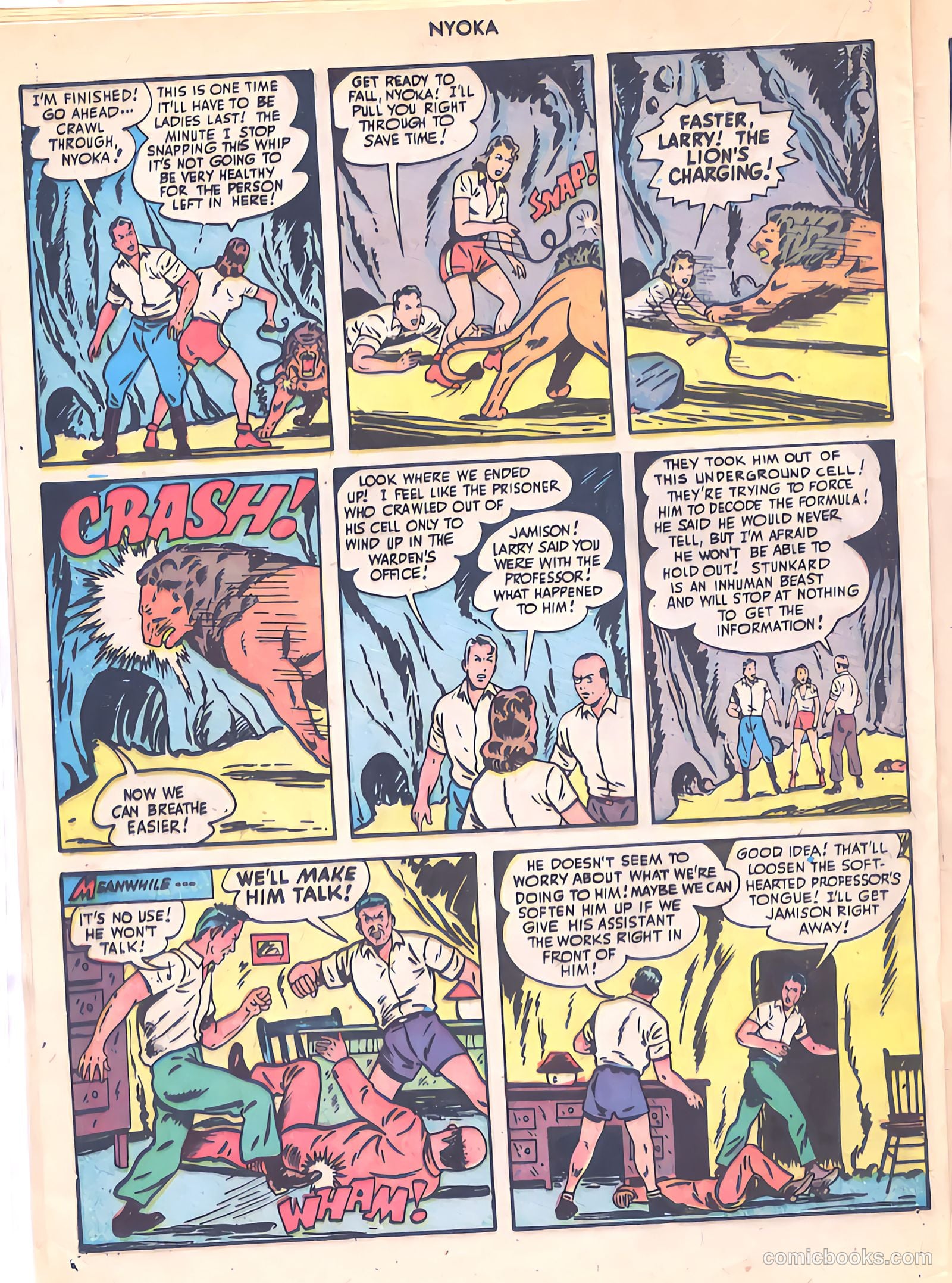 Nyoka the Jungle Girl #32 — page 20 of 36