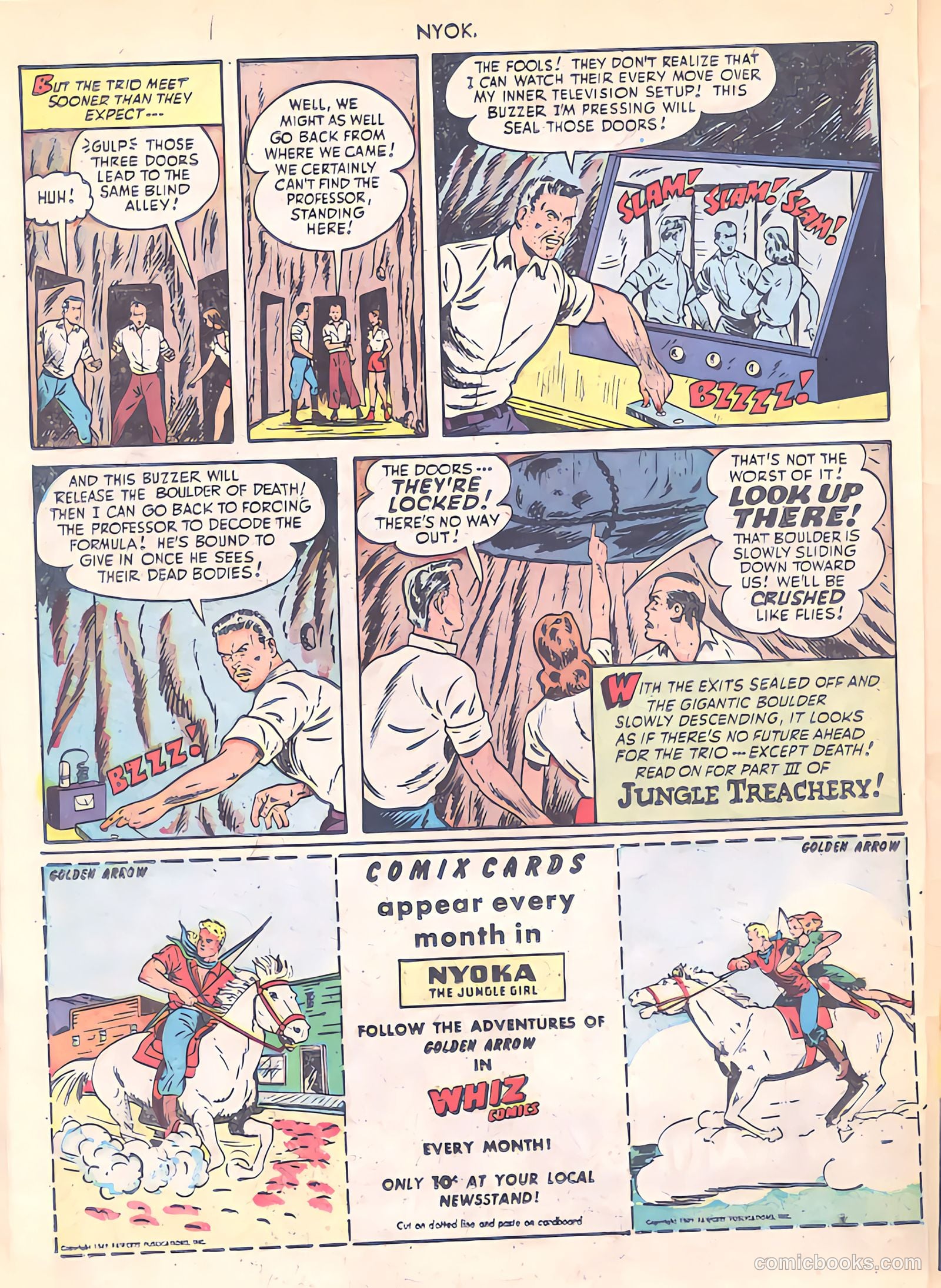 Nyoka the Jungle Girl #32 — page 22 of 36