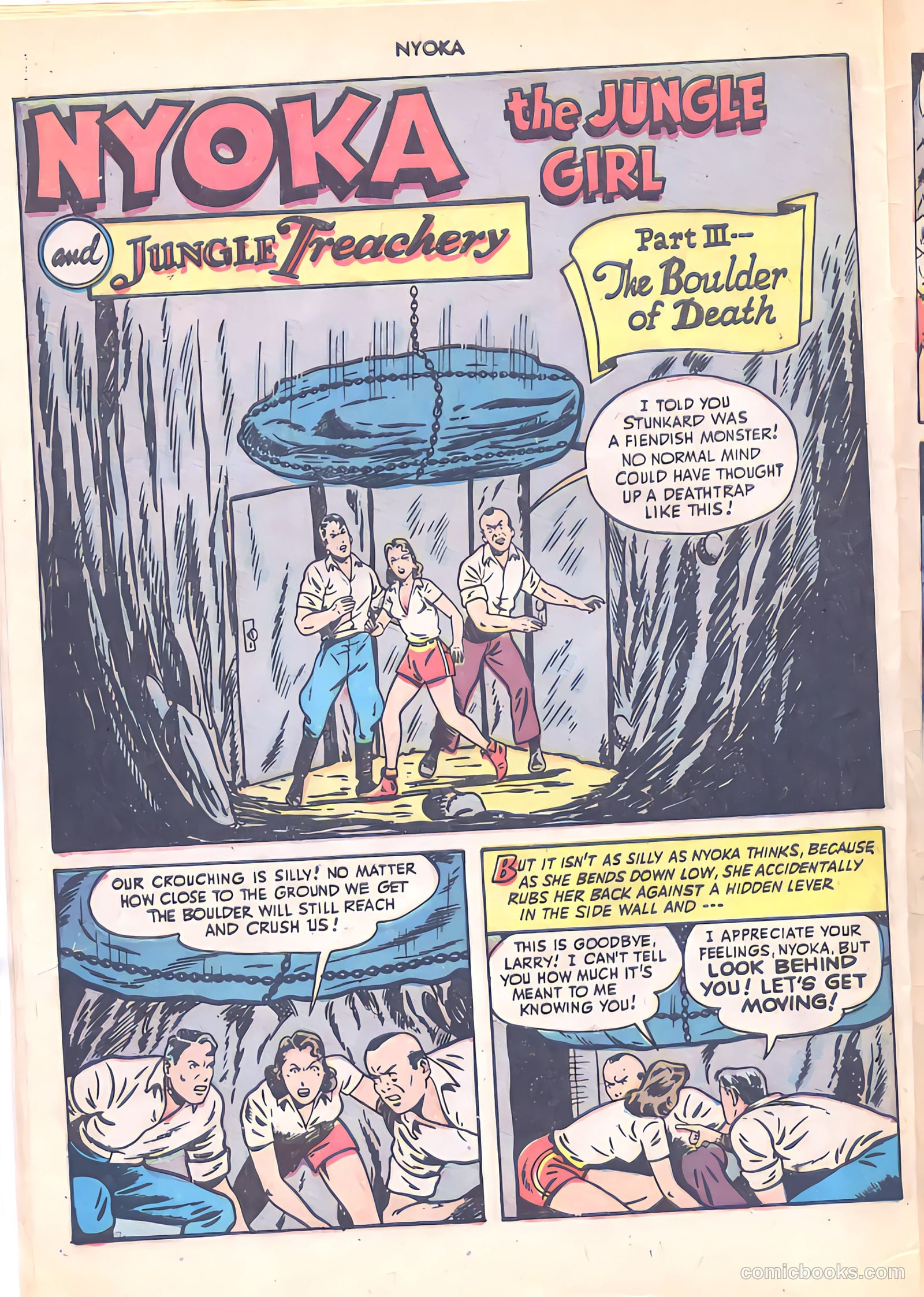 Nyoka the Jungle Girl #32 — page 28 of 36