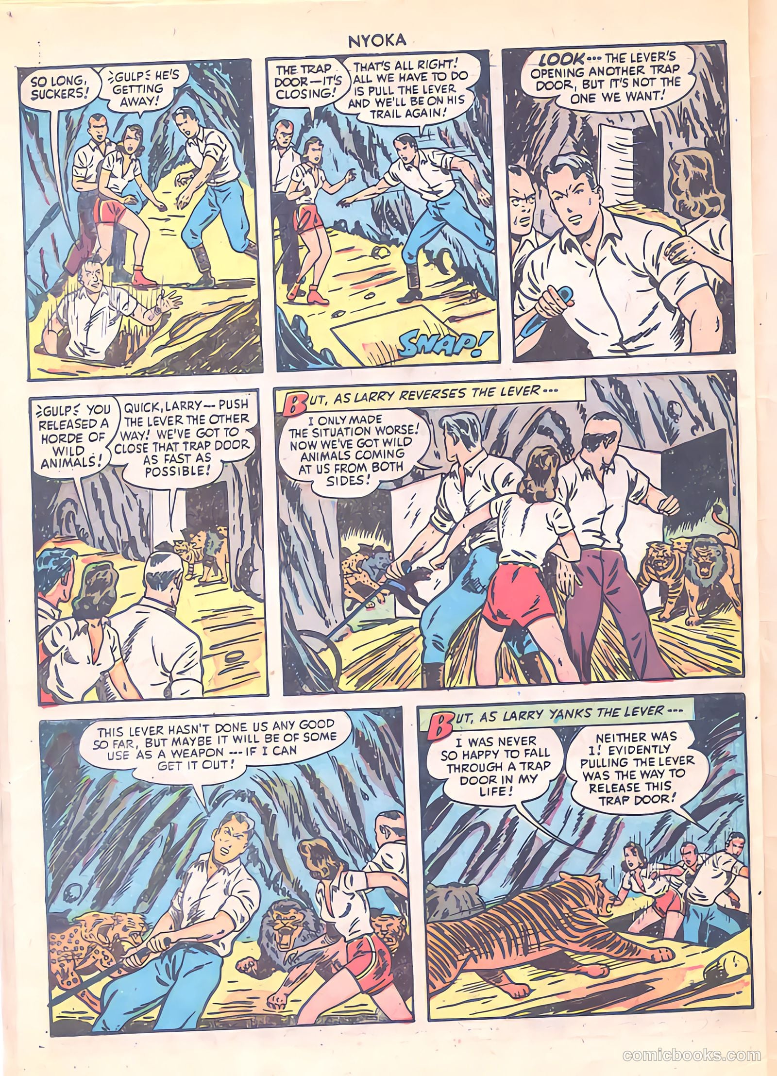 Nyoka the Jungle Girl #32 — page 30 of 36