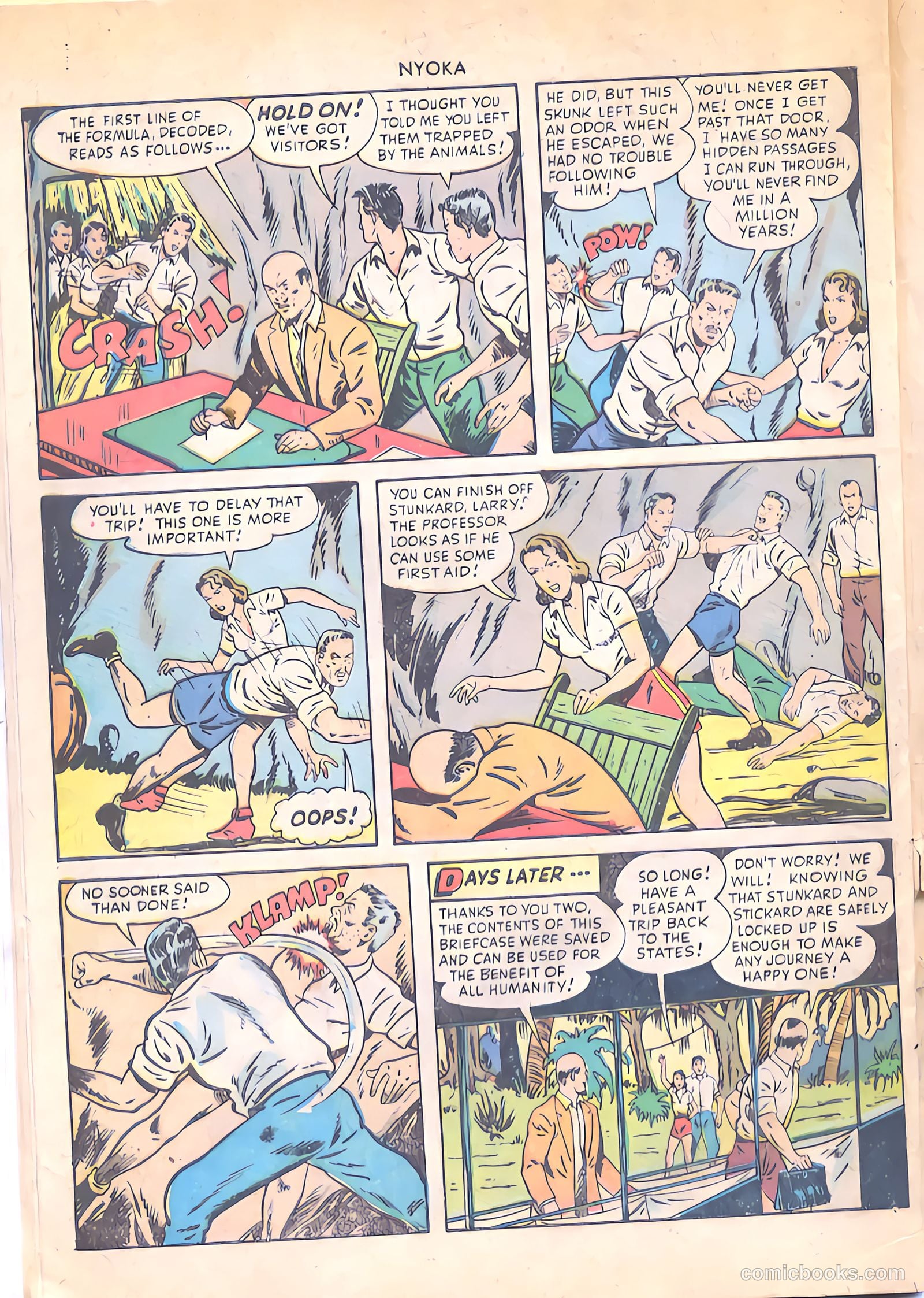 Nyoka the Jungle Girl #32 — page 32 of 36