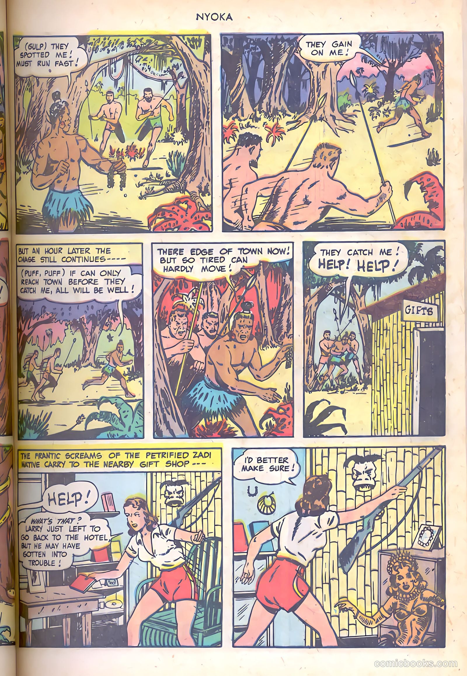 Nyoka the Jungle Girl #33 — page 5 of 52
