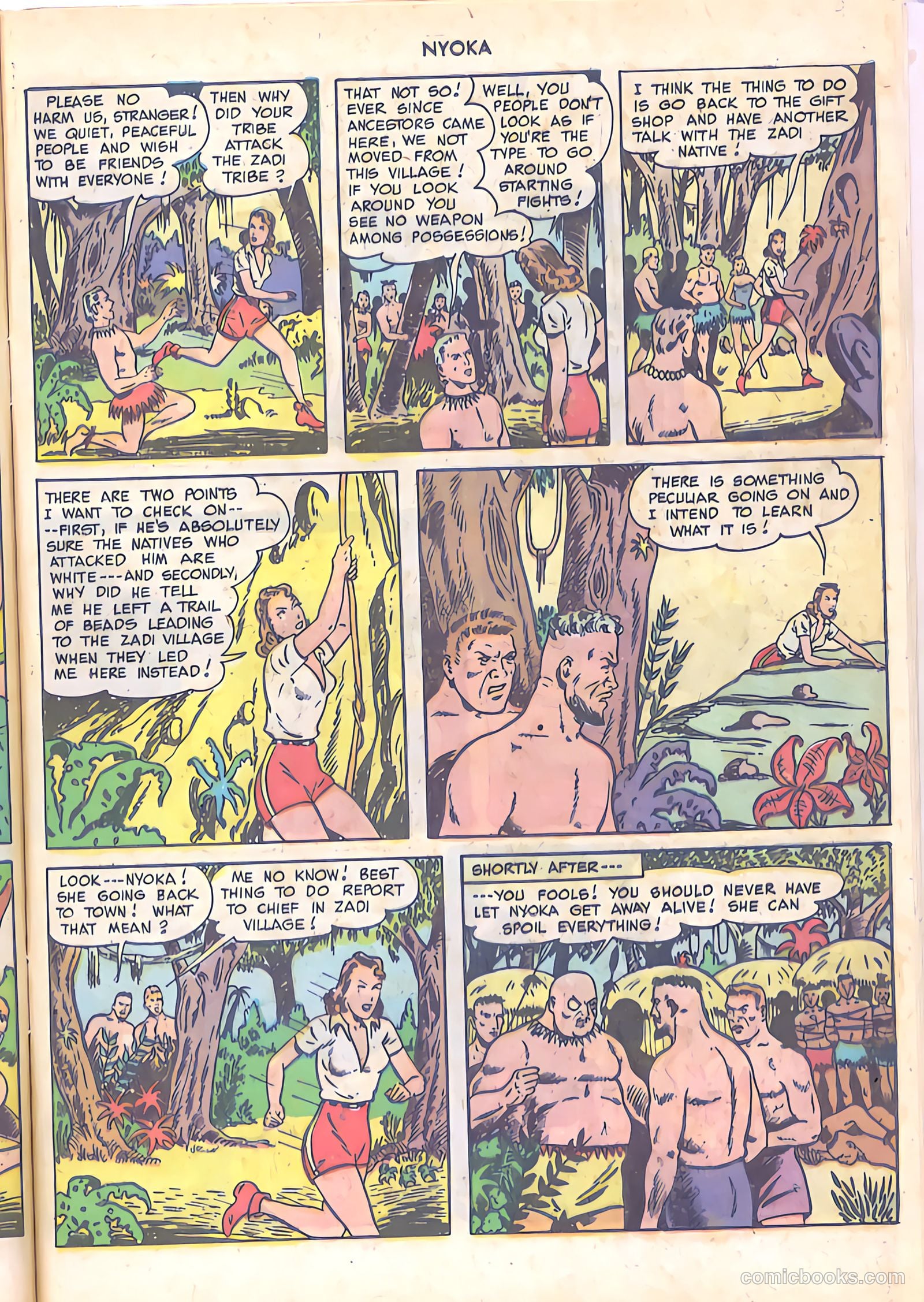 Nyoka the Jungle Girl #33 — page 13 of 52