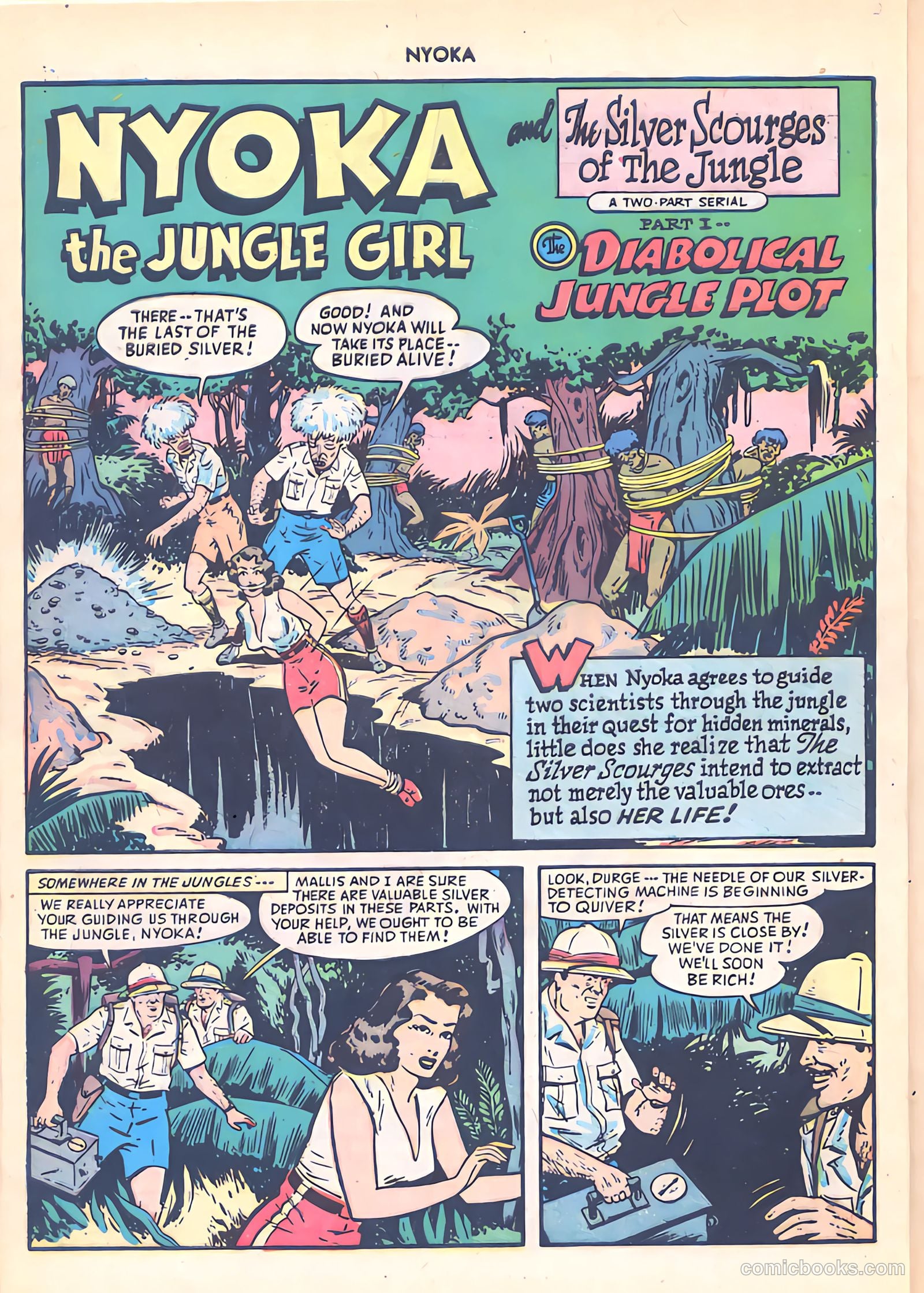Nyoka the Jungle Girl #33 — page 32 of 52