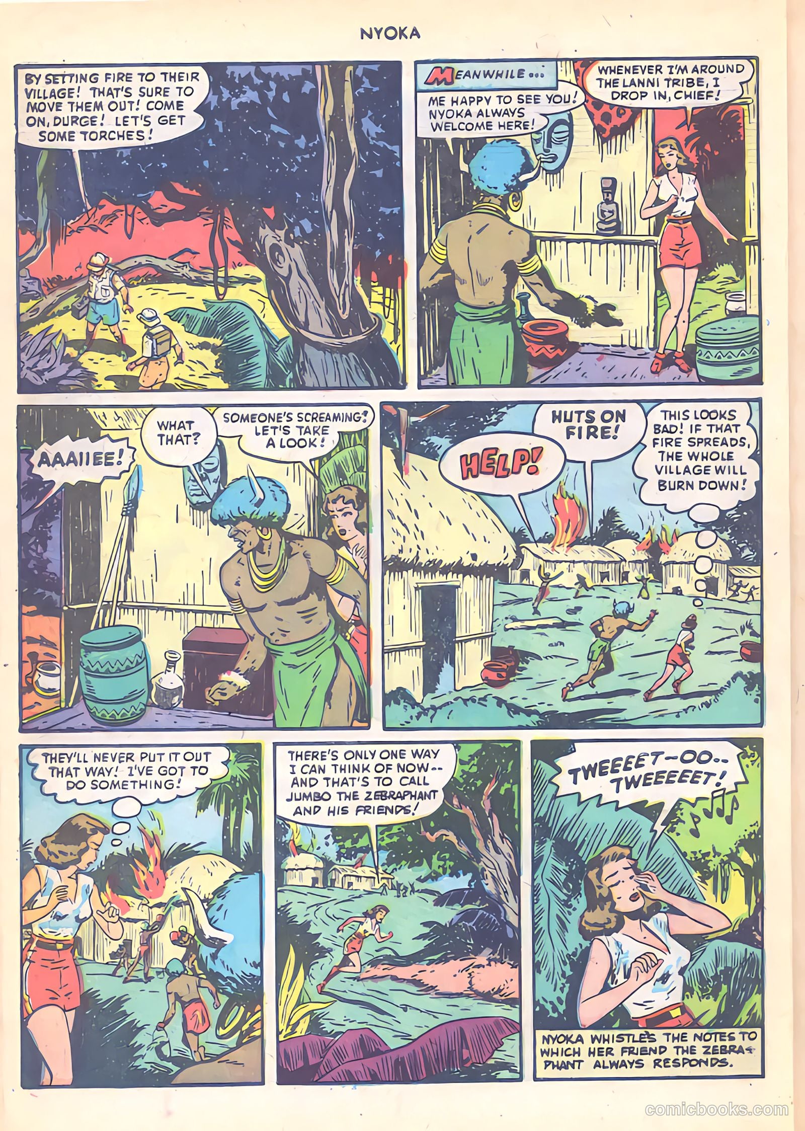Nyoka the Jungle Girl #33 — page 34 of 52