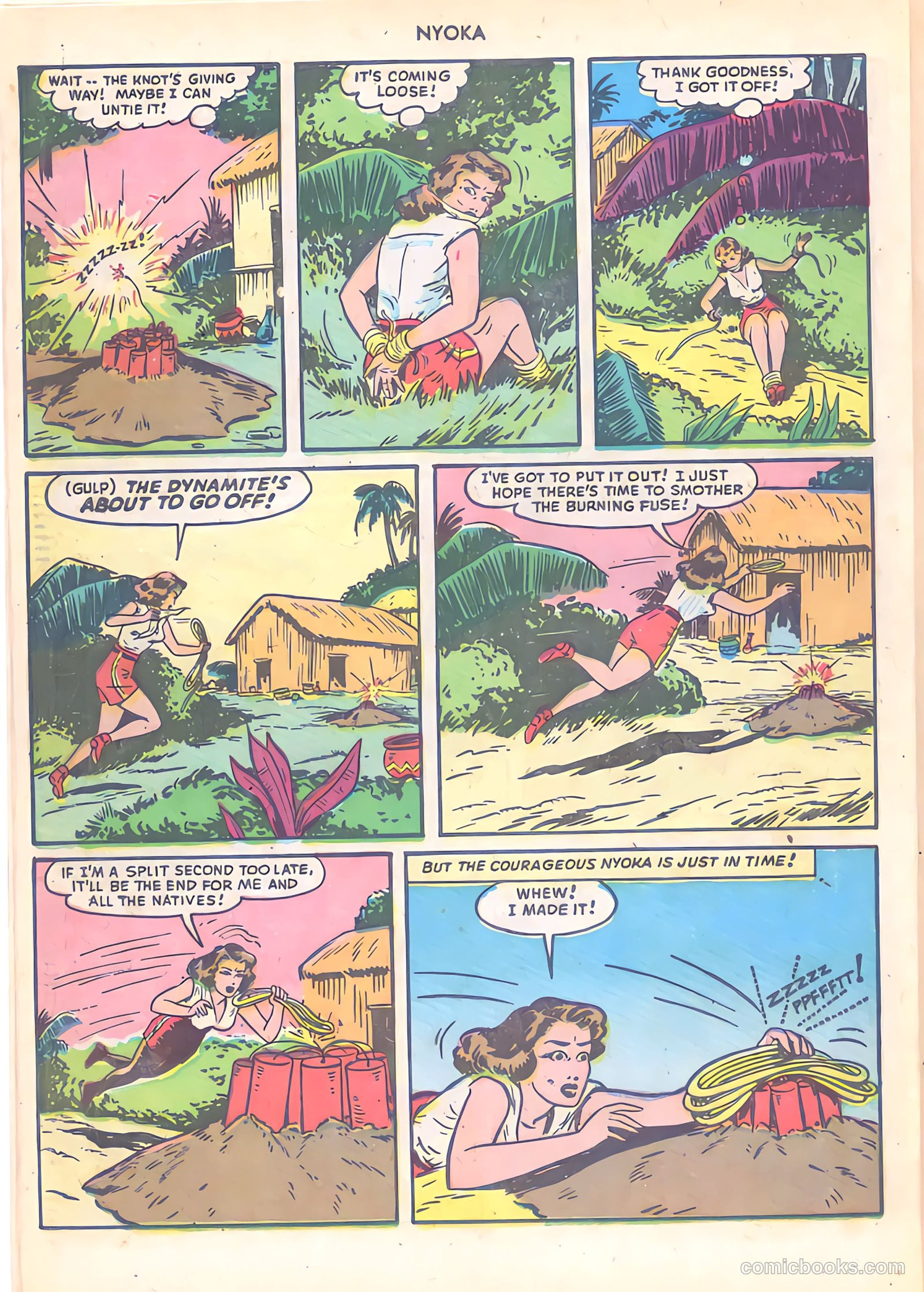 Nyoka the Jungle Girl #33 — page 38 of 52