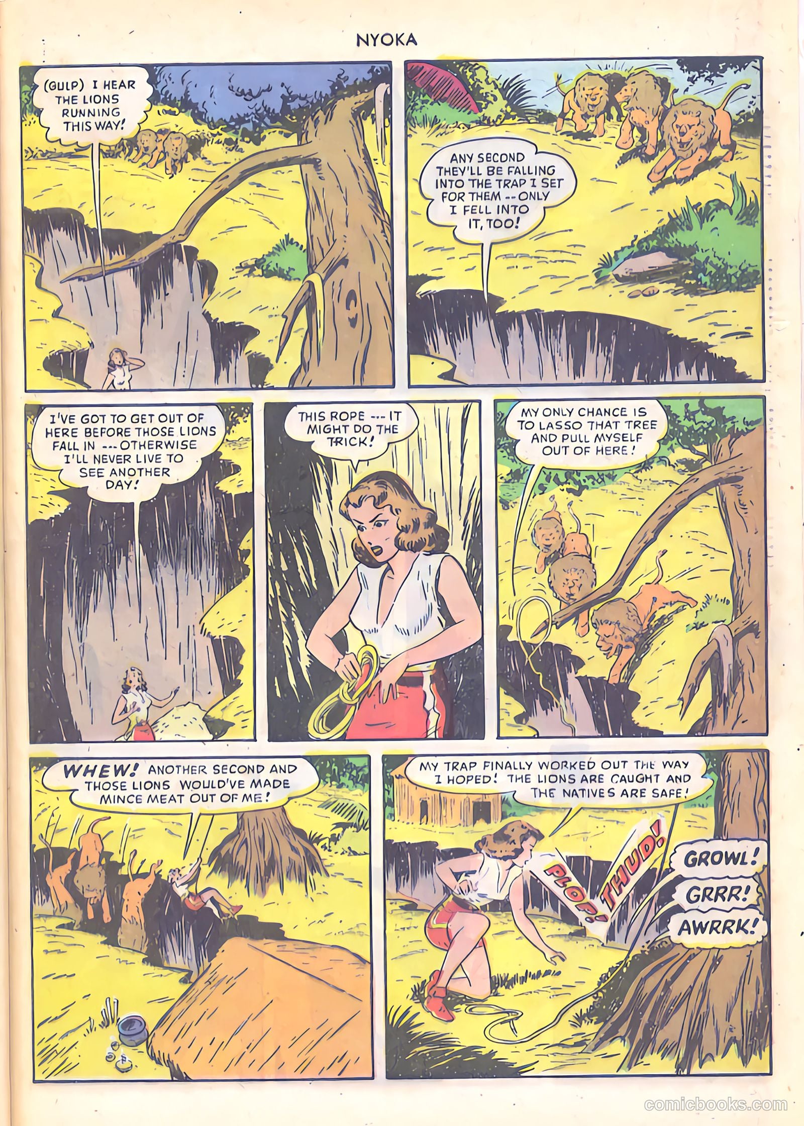 Nyoka the Jungle Girl #33 — page 45 of 52