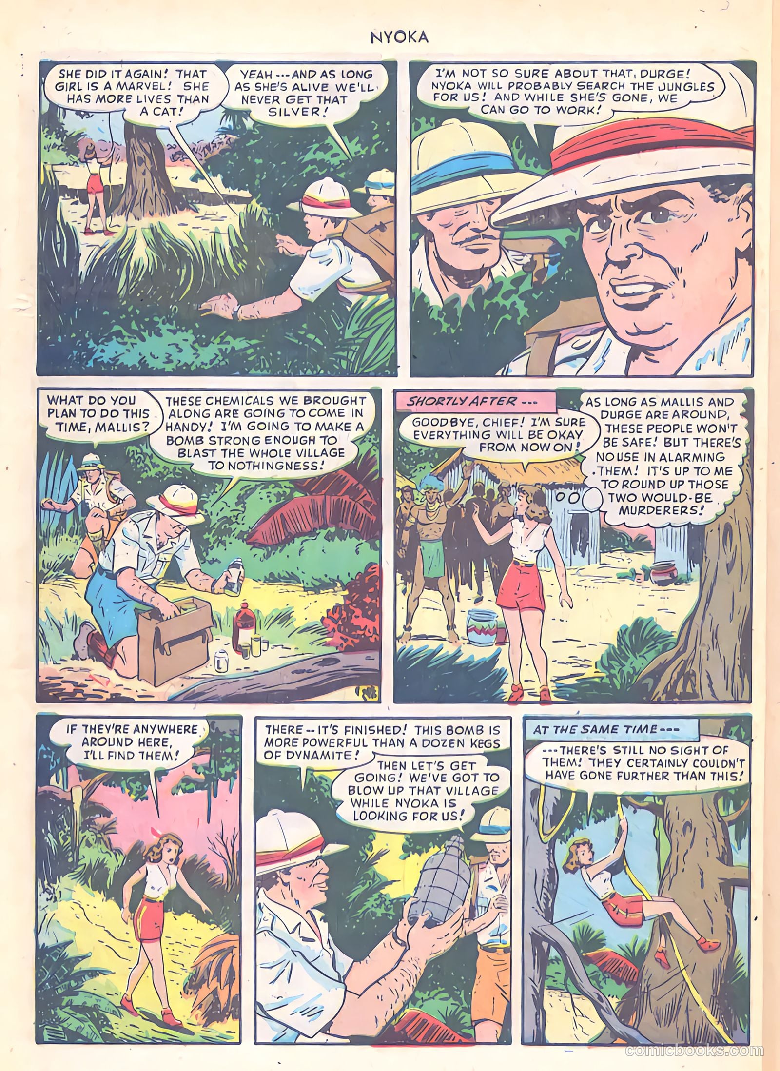 Nyoka the Jungle Girl #33 — page 46 of 52