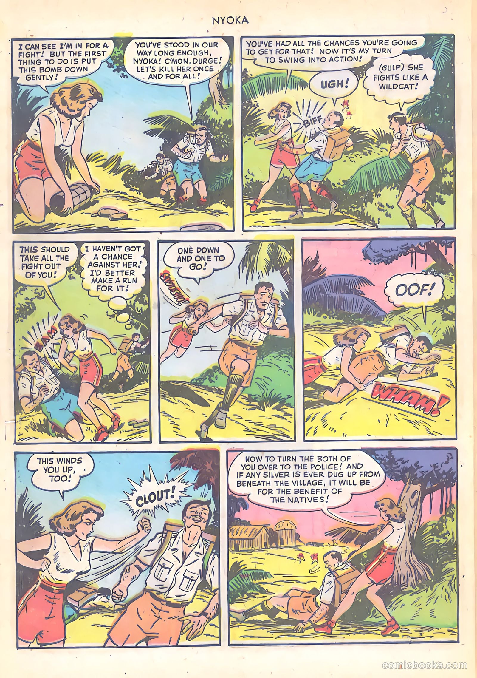 Nyoka the Jungle Girl #33 — page 48 of 52