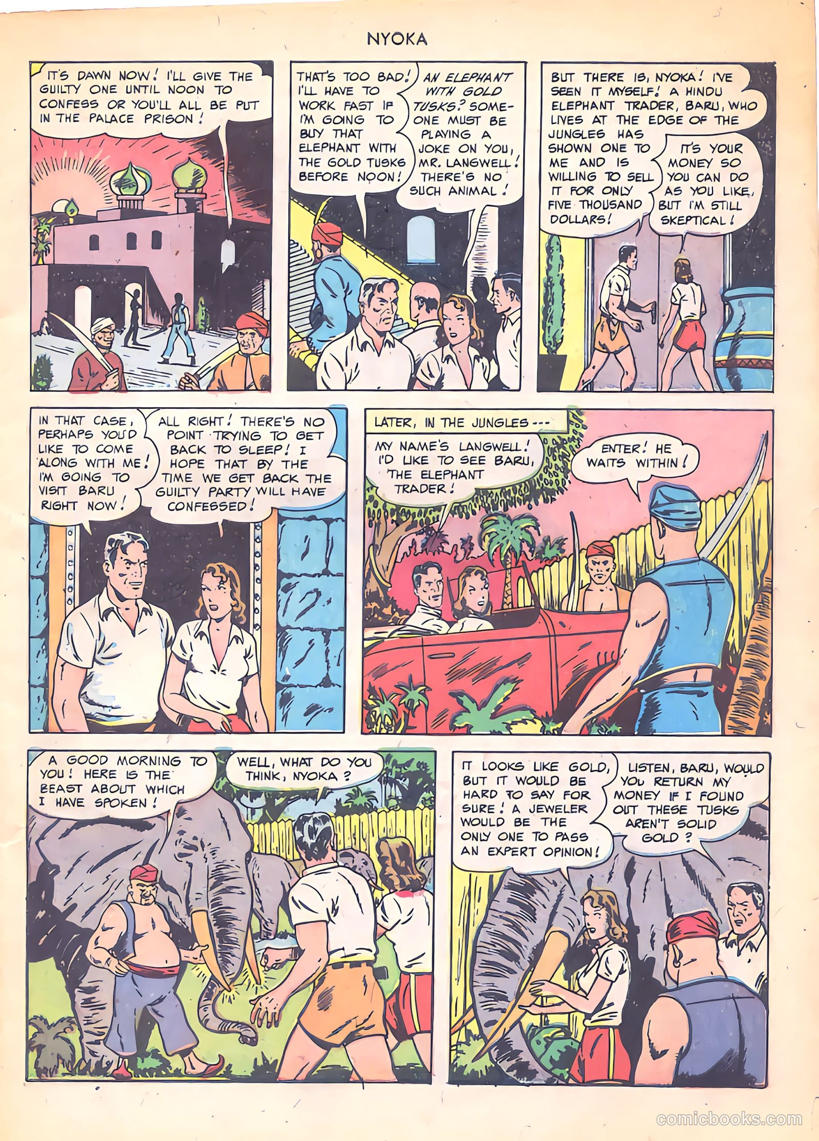 Nyoka the Jungle Girl #34 — page 7 of 52