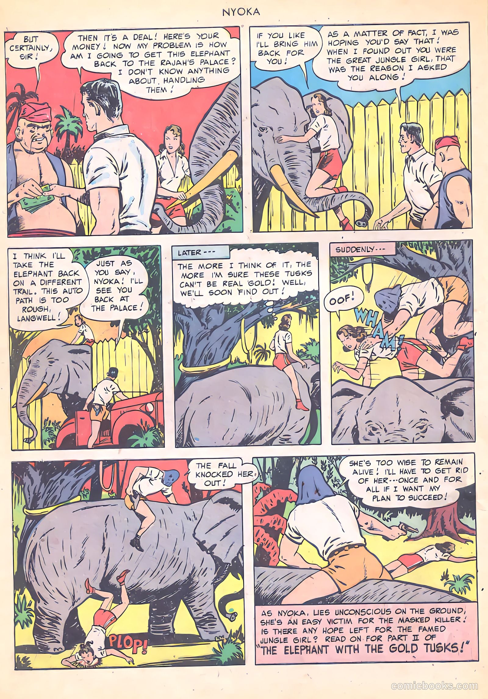 Nyoka the Jungle Girl #34 — page 8 of 52