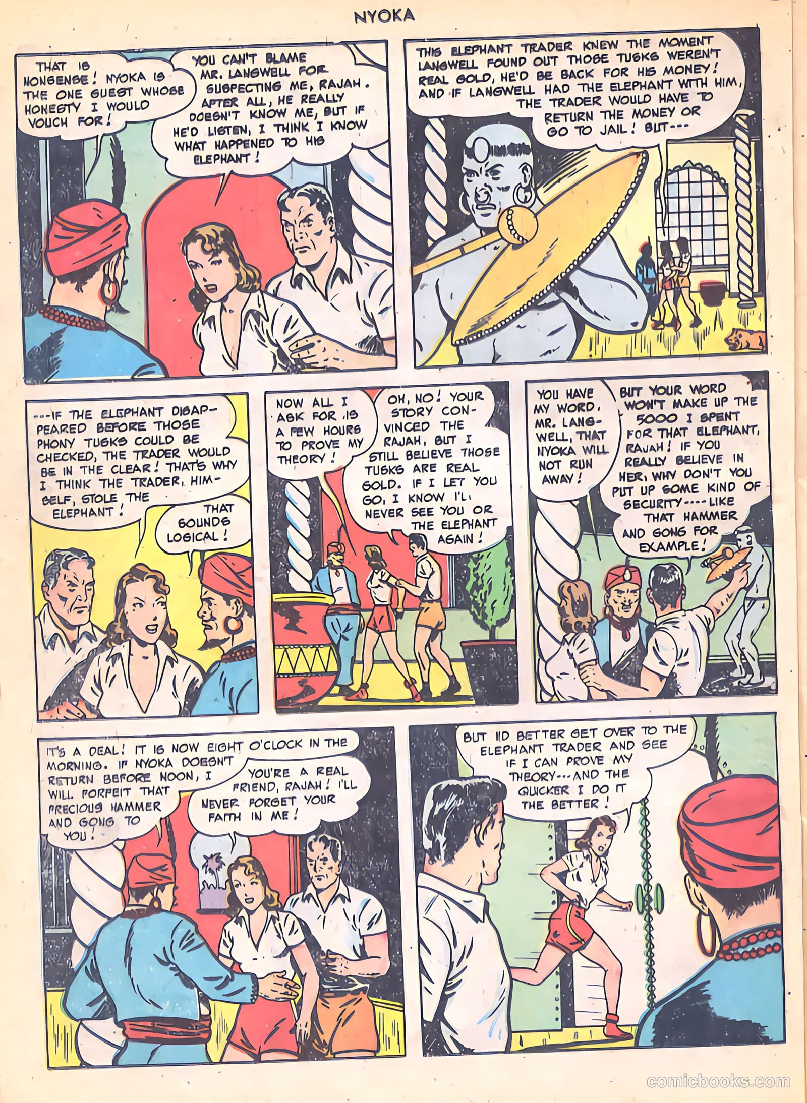 Nyoka the Jungle Girl #34 — page 12 of 52