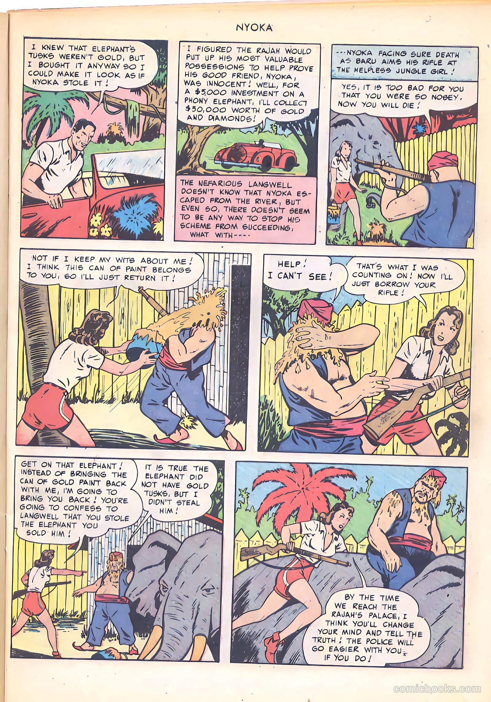 Nyoka the Jungle Girl #34 — page 19 of 52